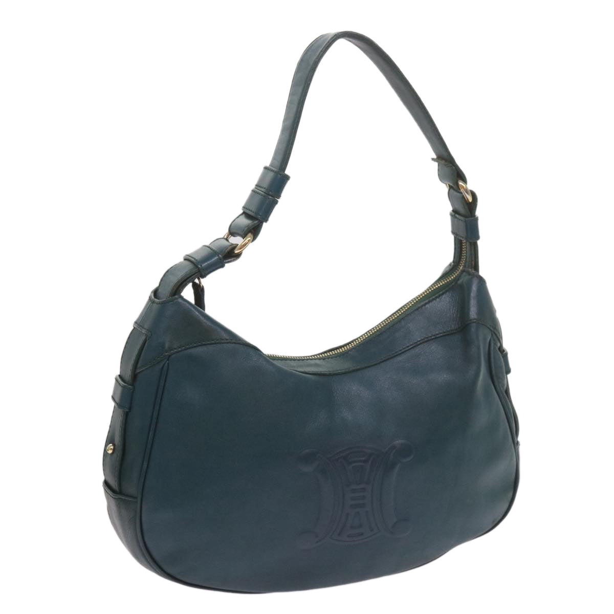 Luxury Shoulder Bag Leather Blue