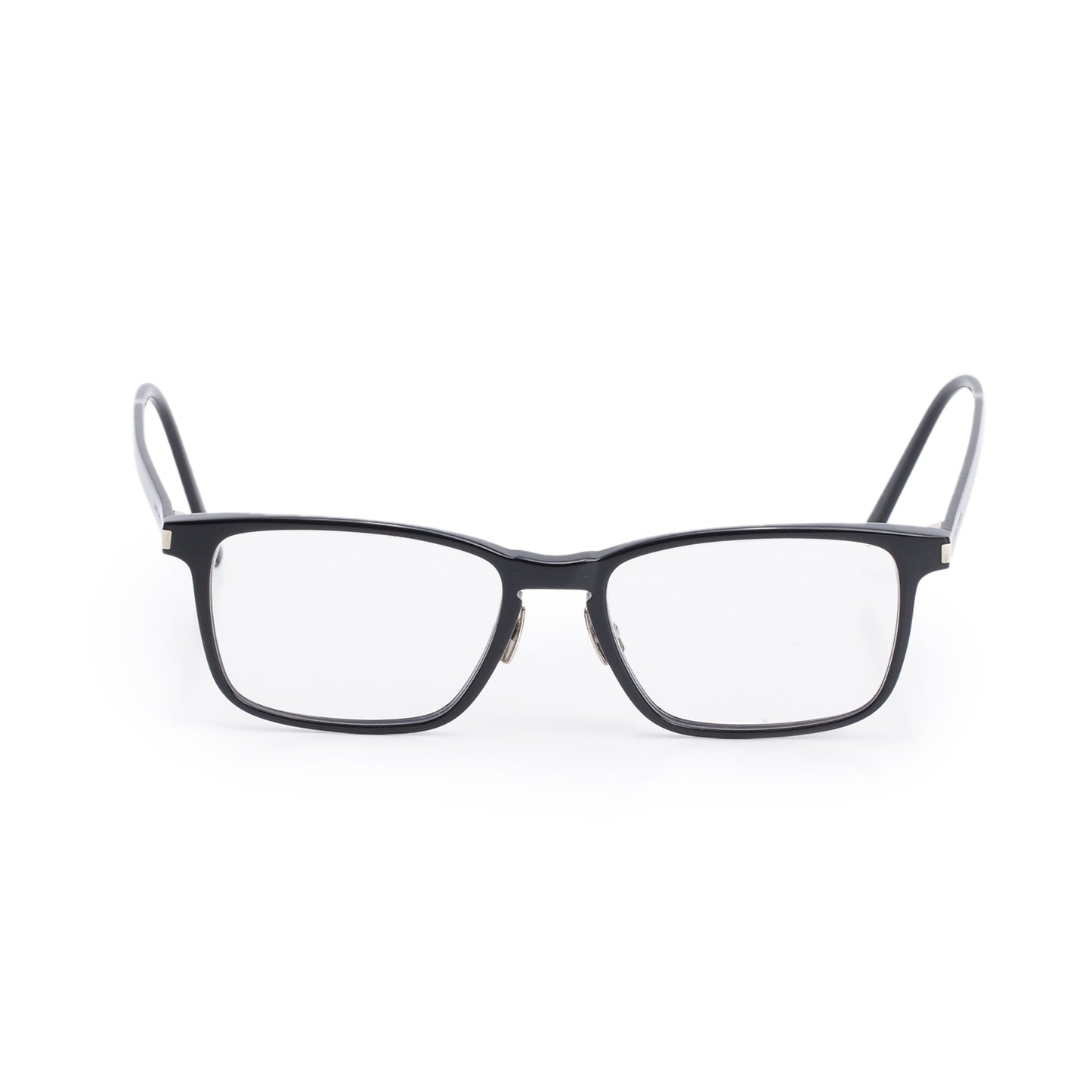 YSL Saint Laurent Metal Sl Slim Eyeglasses Travel Bag Black