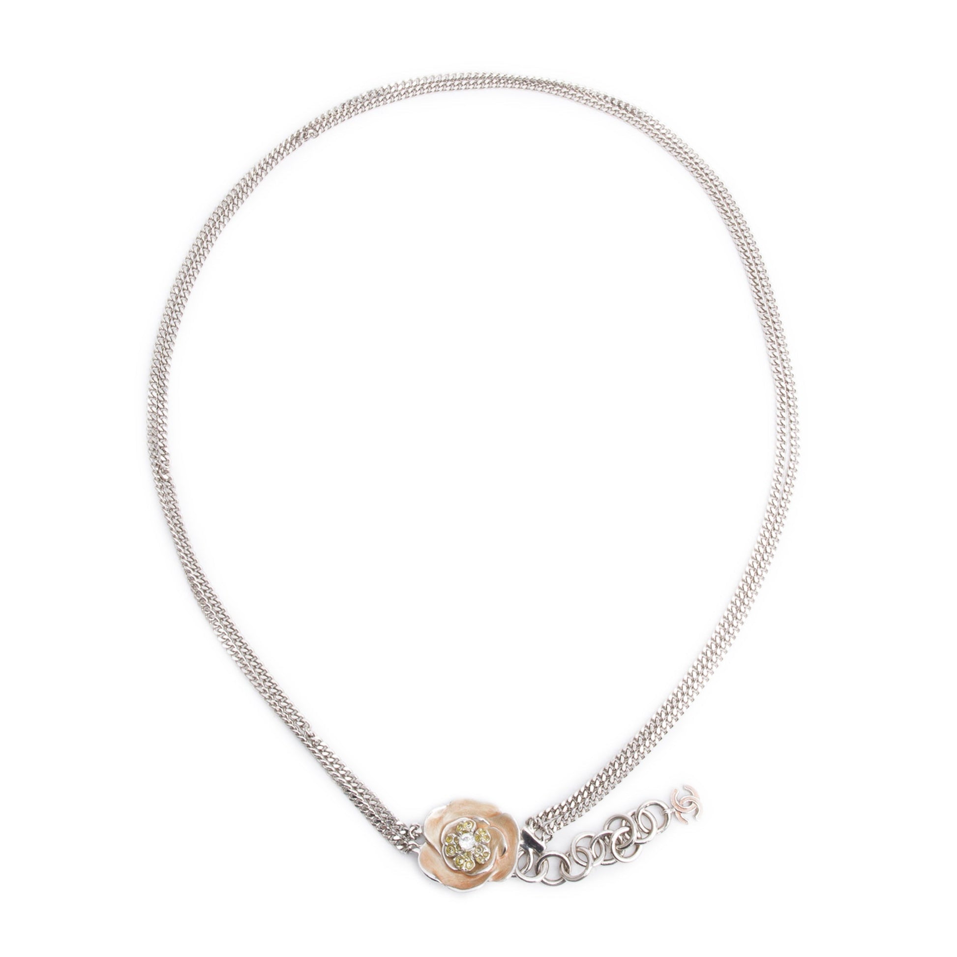 Chanel Enamel & Crystal -Link Belt