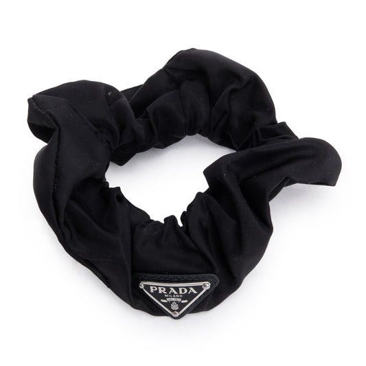 Prada Re Scrunchie Handbag Nylon Black Travel Bag