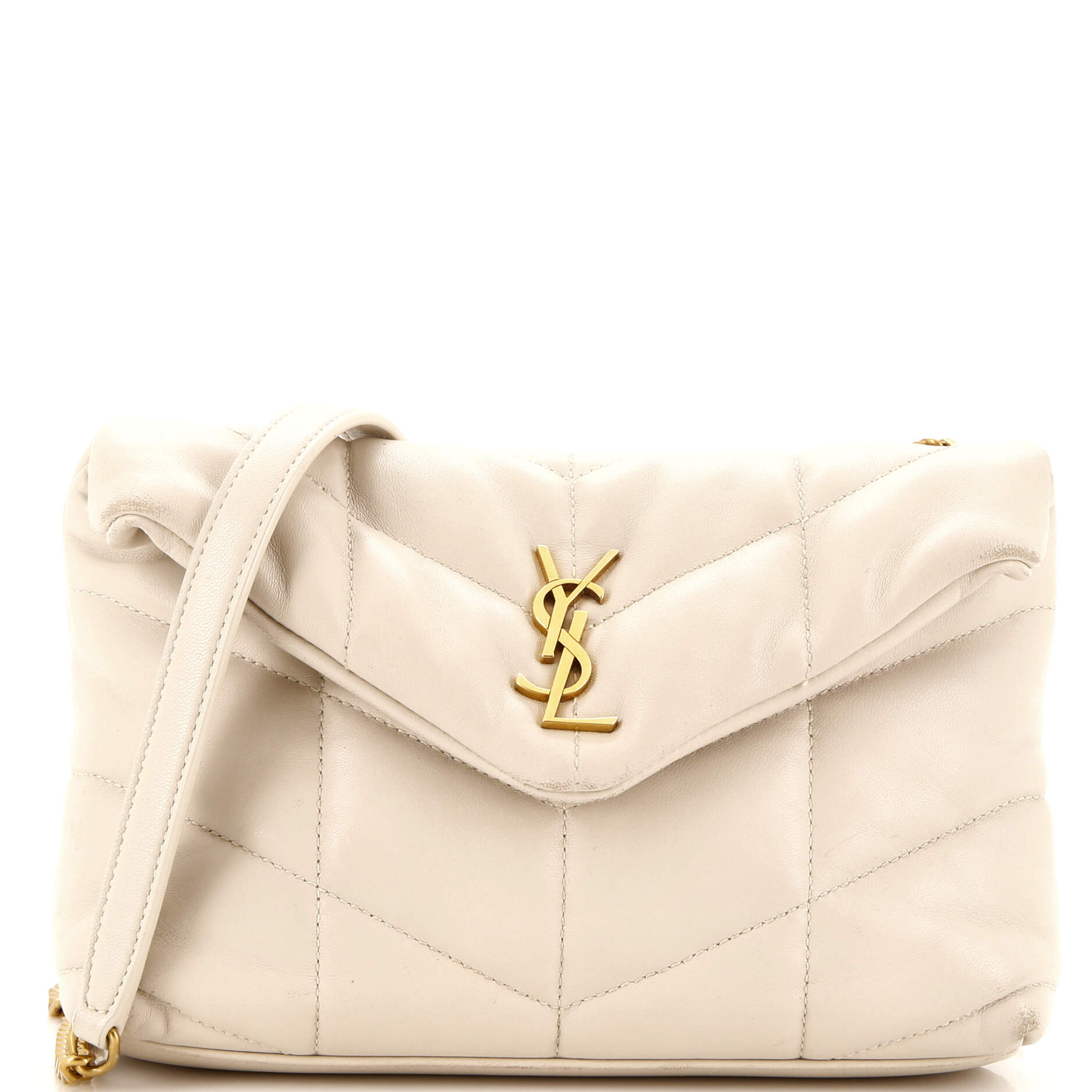YSL Saint Laurent Saint Laurent Trending Loulou Puffer Shoulder Bag Leather Quilted