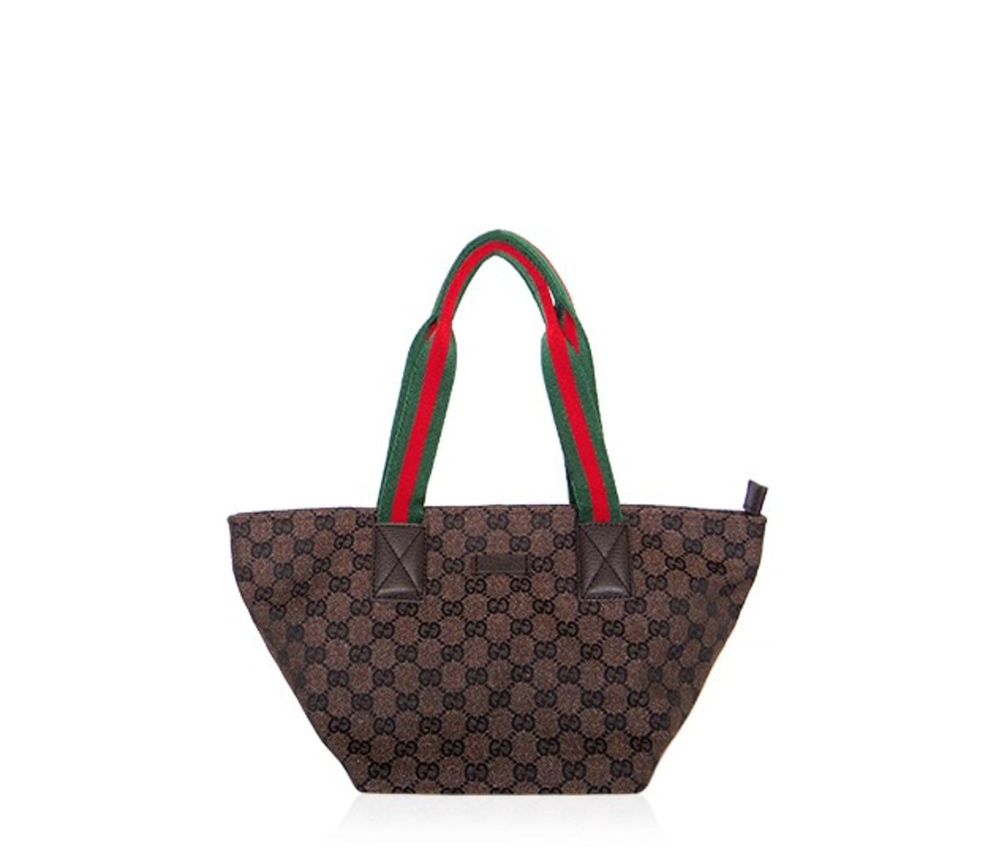 GUCCI GG PRINT SMALL FABRIC SHOPPER BAG