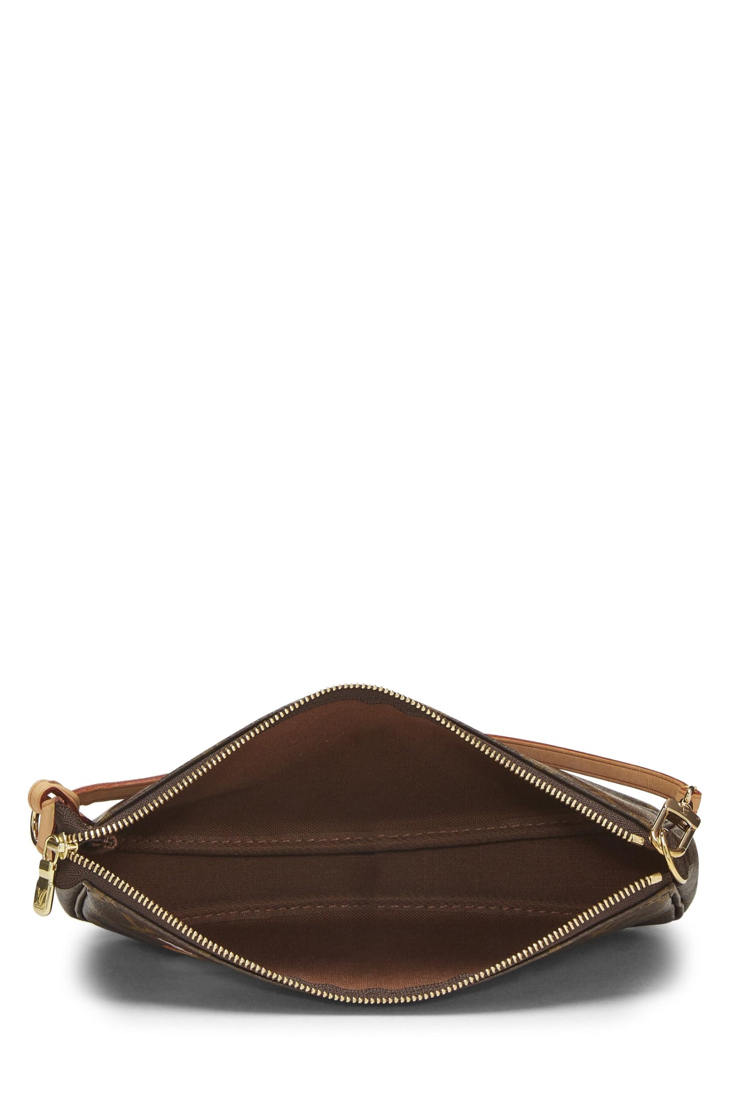 Louis Vuitton,  Takashi Murakami x Louis Vuitton Monogram Canvas Panda Pochette Accessoires, Brown