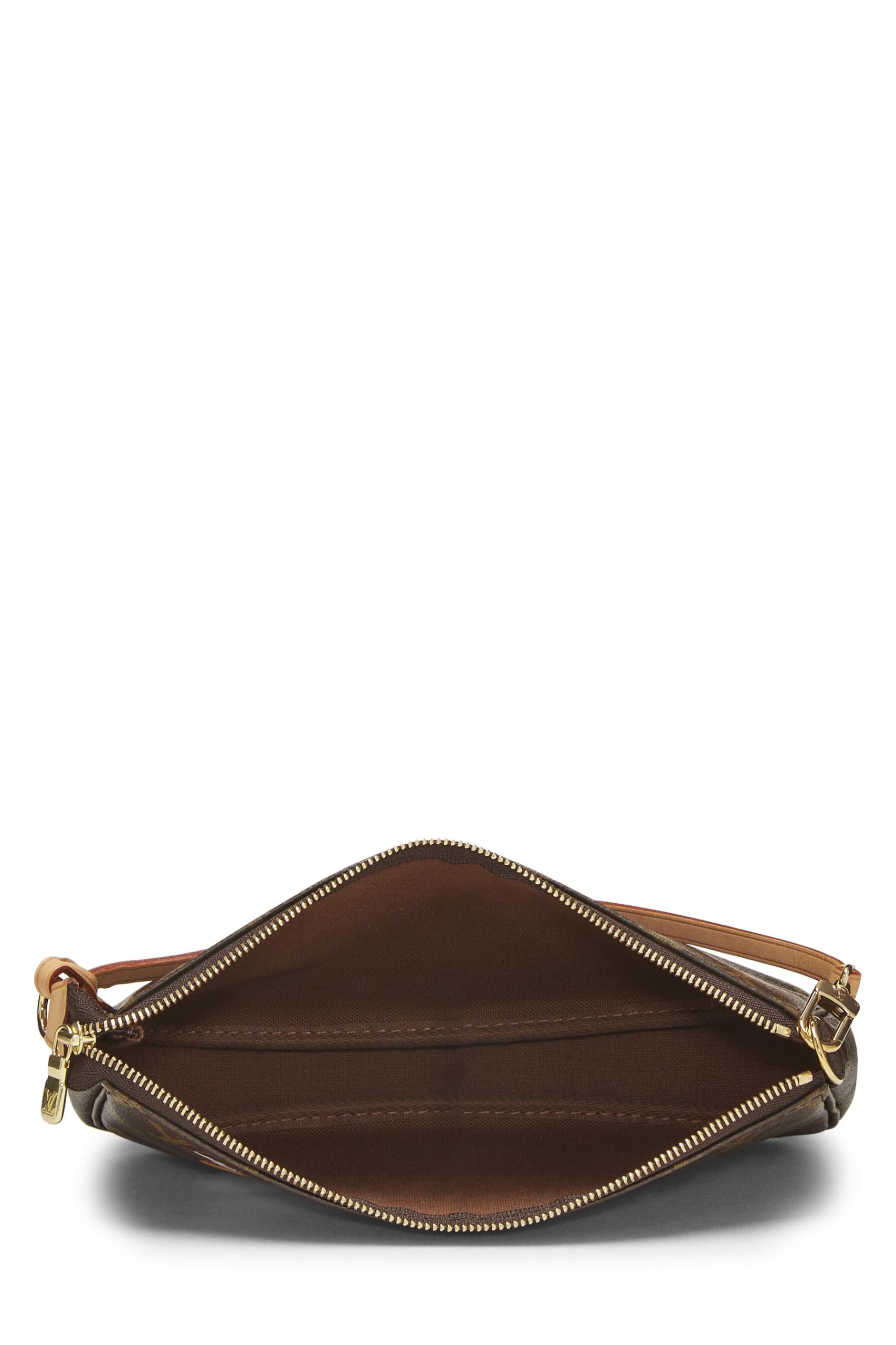 Louis Vuitton,  Takashi Murakami x Louis Vuitton Monogram Canvas Panda Pochette Accessoires, Brown
