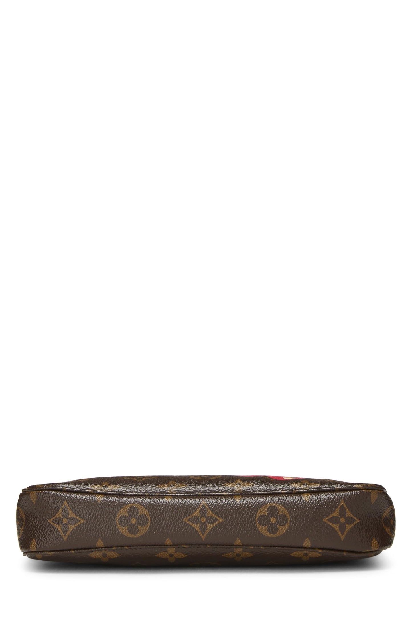 Louis Vuitton,  Takashi Murakami x Louis Vuitton Monogram Cerise Pochette Accessories, Brown