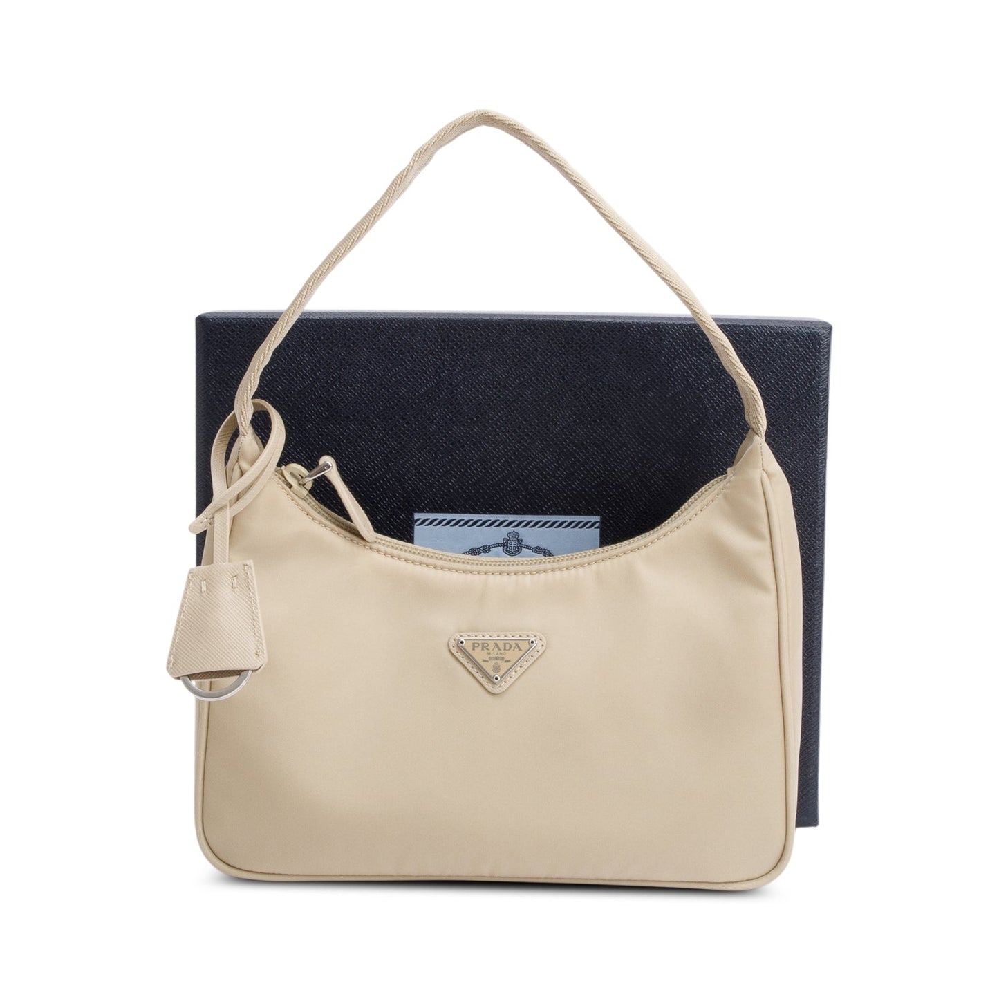 Prada Re Edition Re Bag Nylon Beige Travel Bag