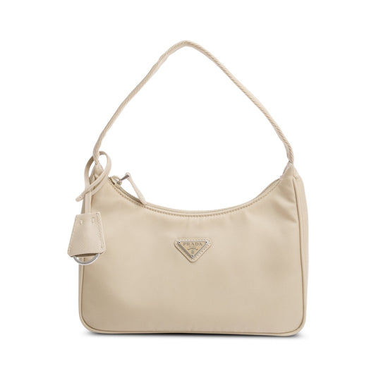 Prada Re Edition Re Bag Nylon Beige Travel Bag