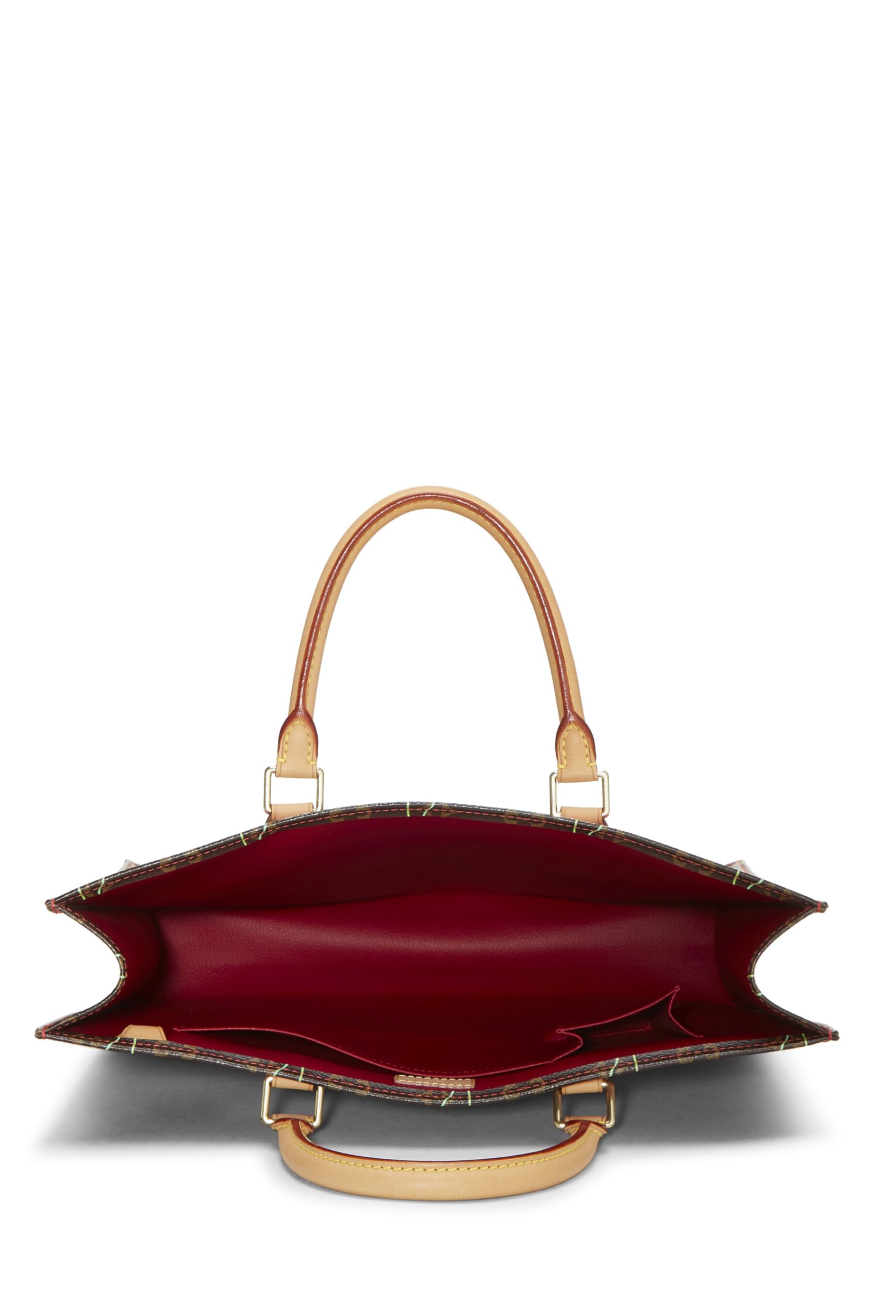 Louis Vuitton,  Takashi Murakami x Louis Vuitton Monogram Cerises Sac Plat, Brown