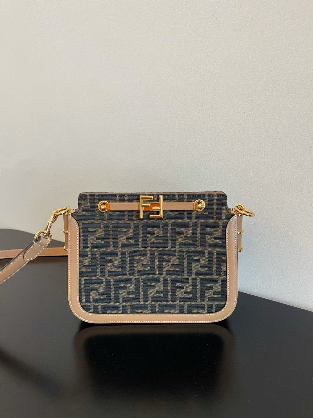 Fendi Top QualityTop Quality Touch FF Brown Handbag