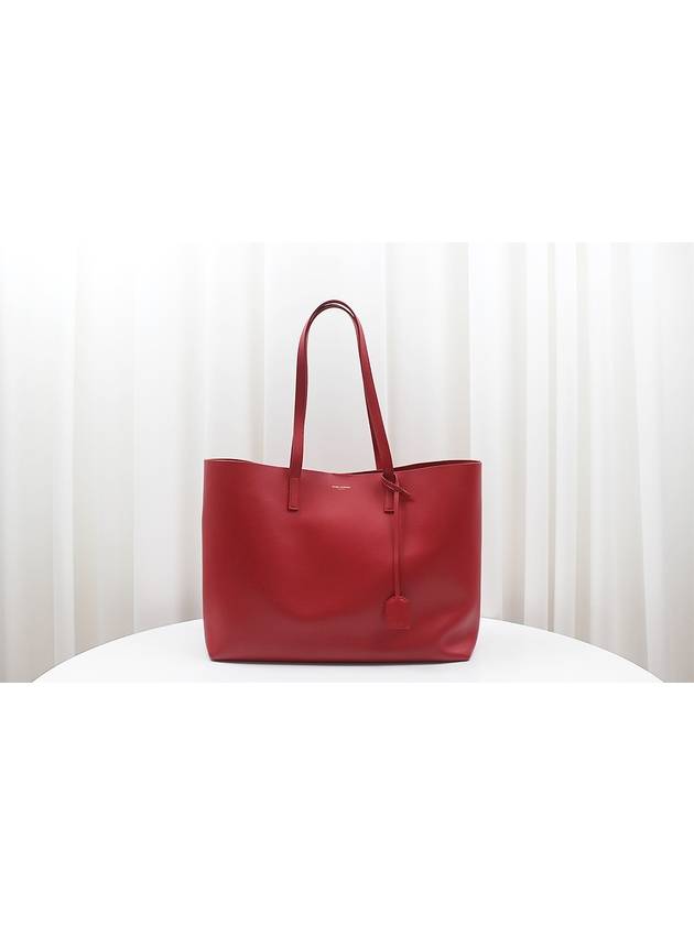 YSL Saint Laurent Saint Laurent Trending Soft Pouch Shopper Bag Leather Red Tote Bag