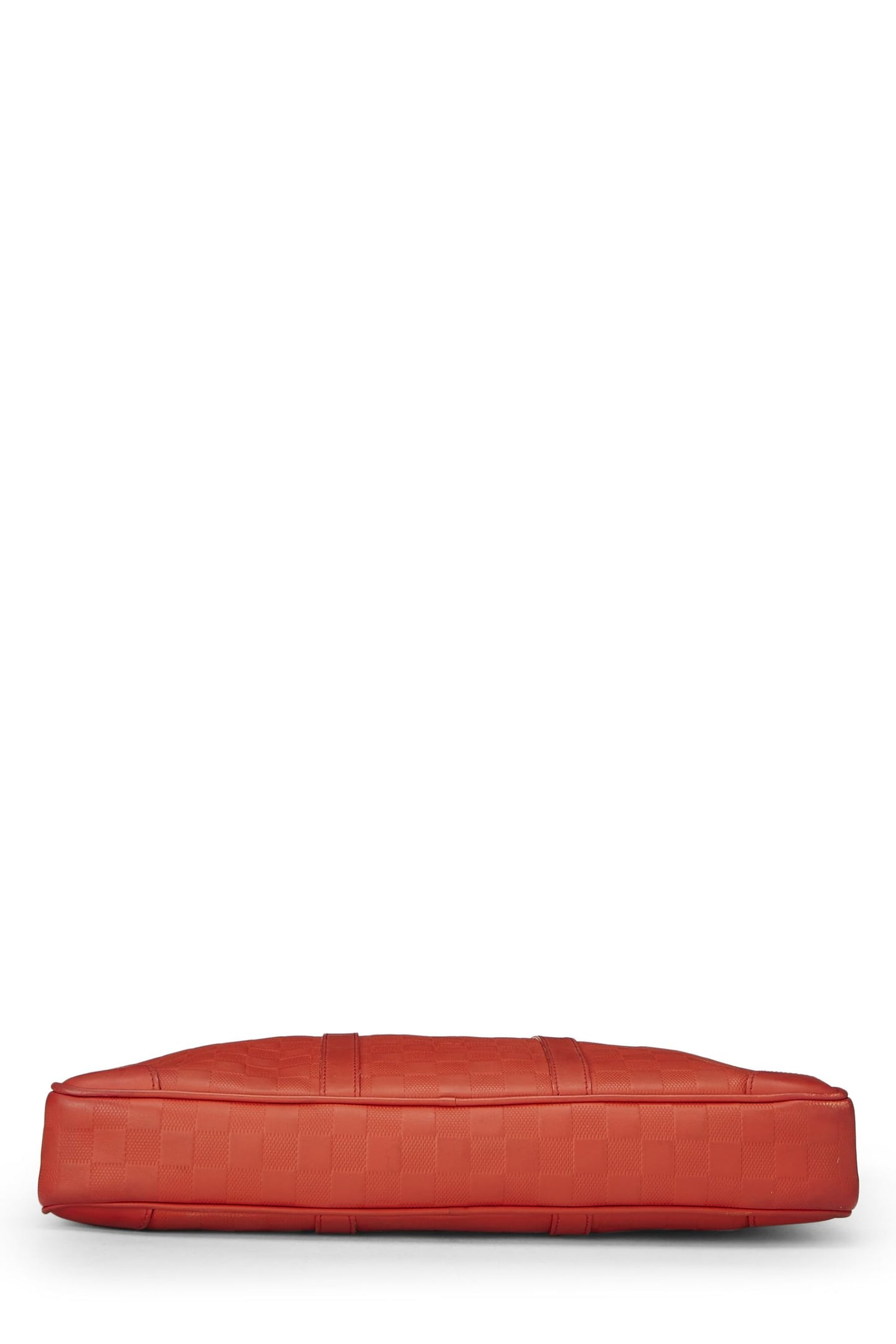 Louis Vuitton,  Orange Damier Infini Porte Documents Voyage, Orange