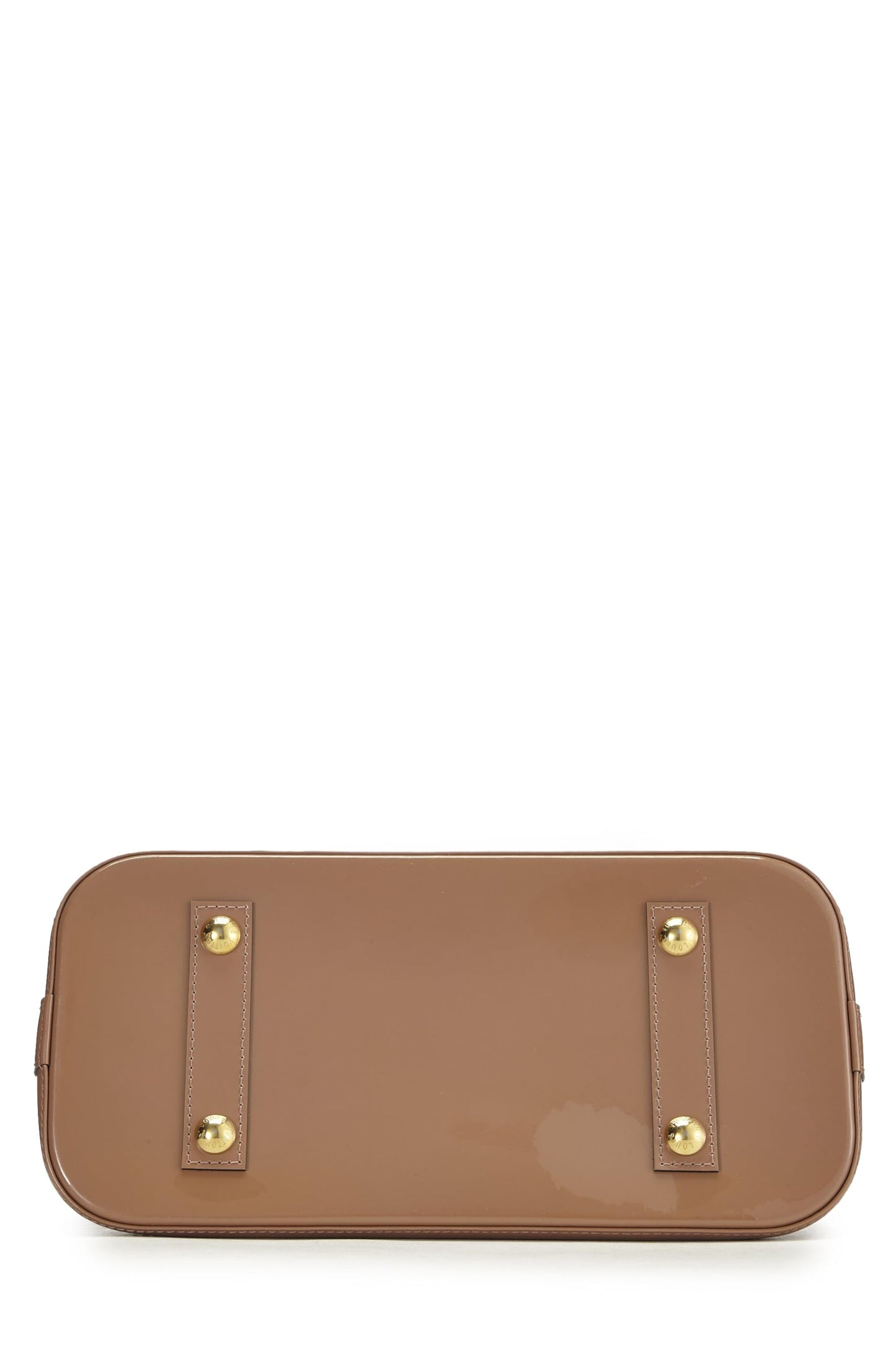 Louis Vuitton,  Rose Velours Monogram Vernis Alma PM NM, Beige