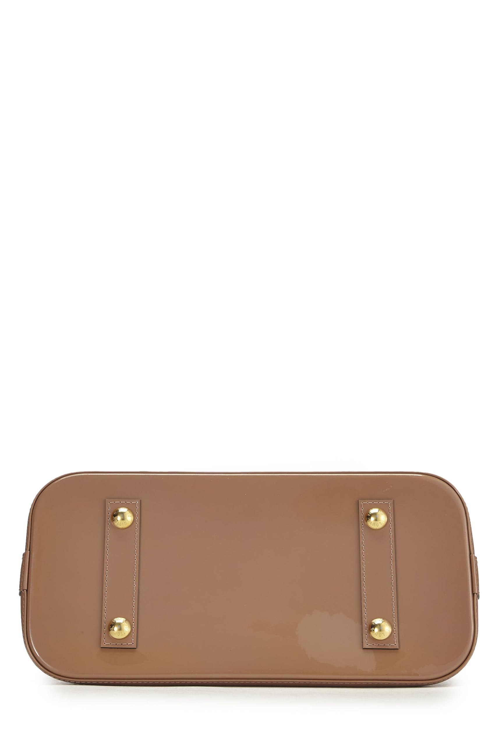 Louis Vuitton,  Rose Velours Monogram Vernis Alma PM NM, Beige