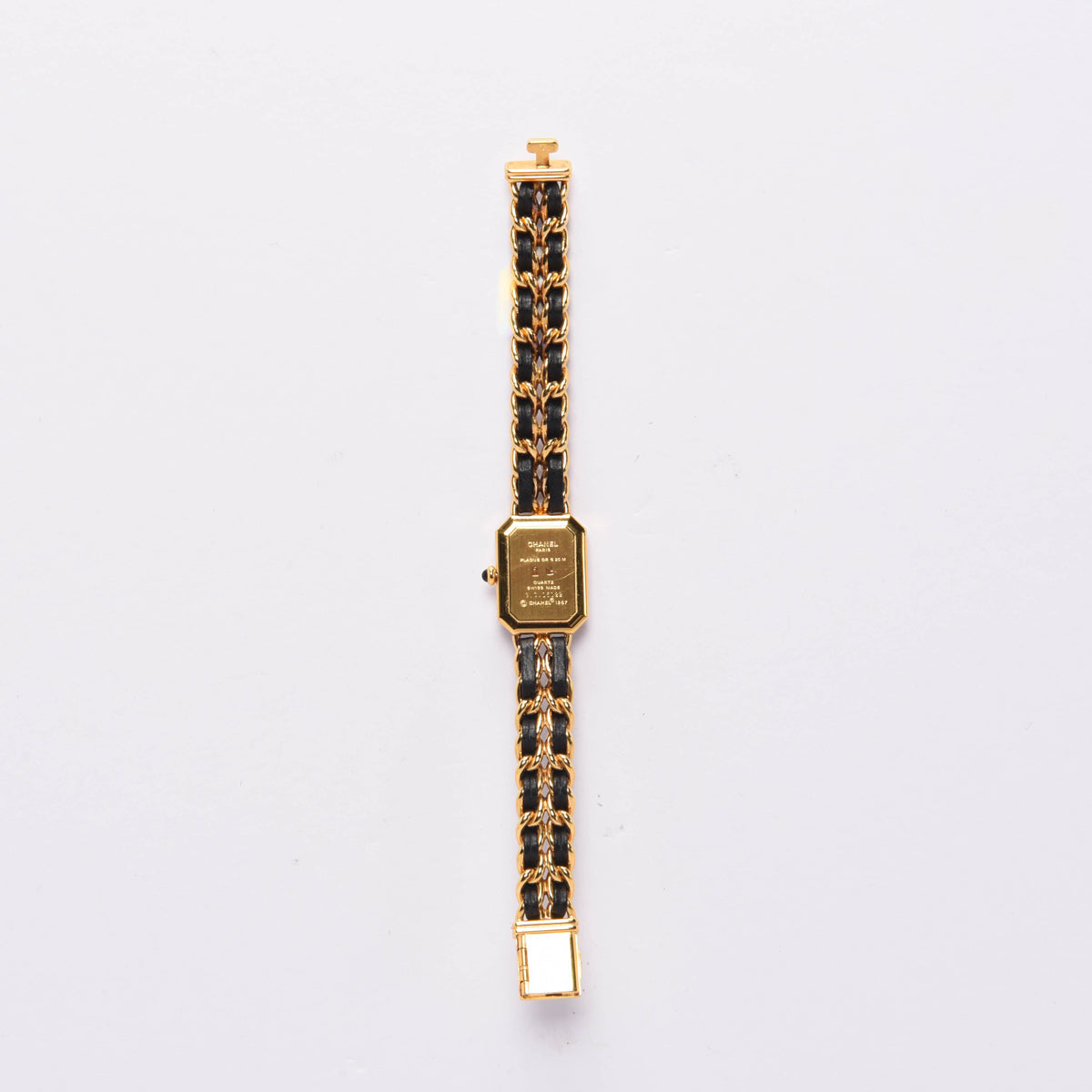 Chanel Black & Gold Chain Premiere Watch Bag
