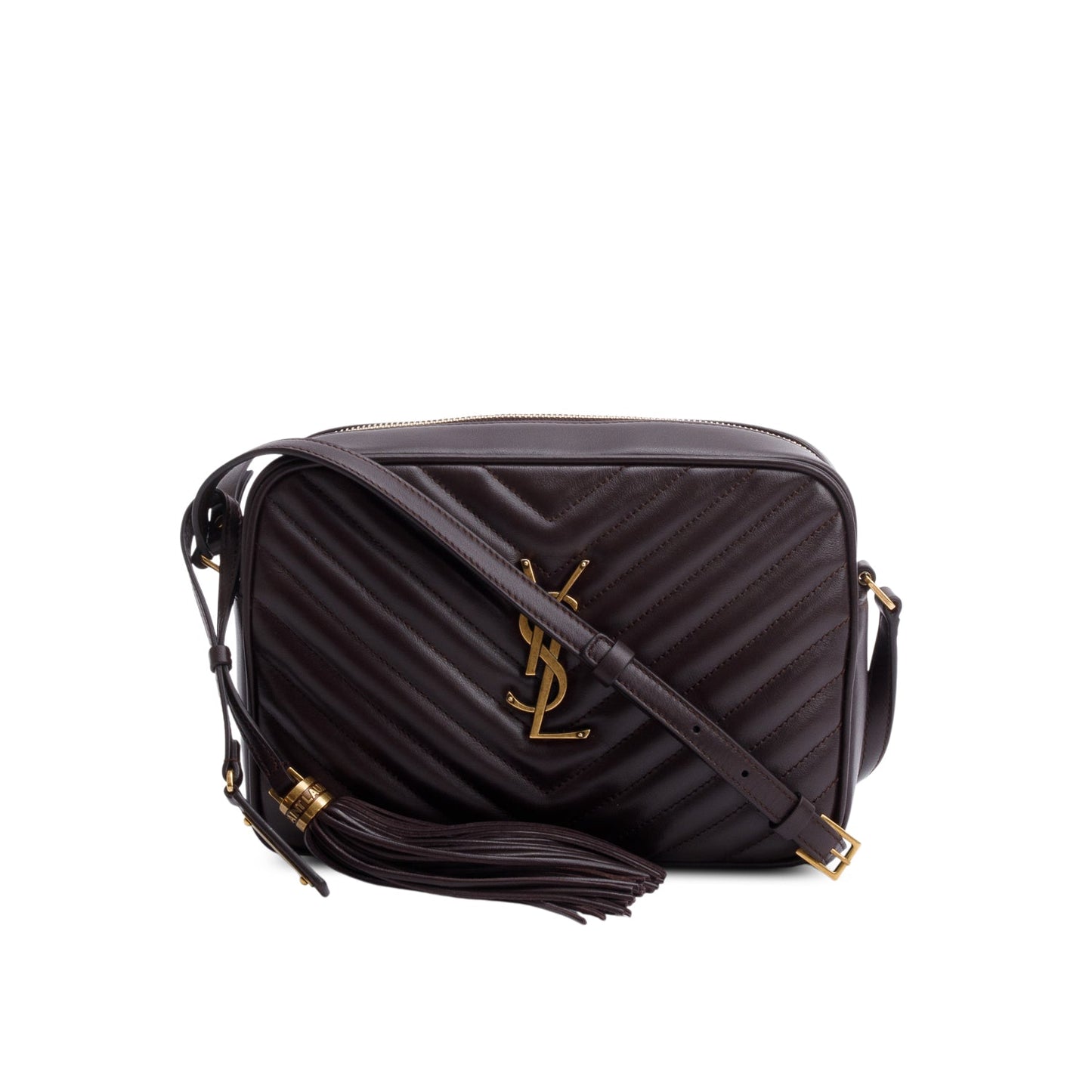 YSL Saint Laurent Lou Camera Bag Leather Quilted Crossbody Bag