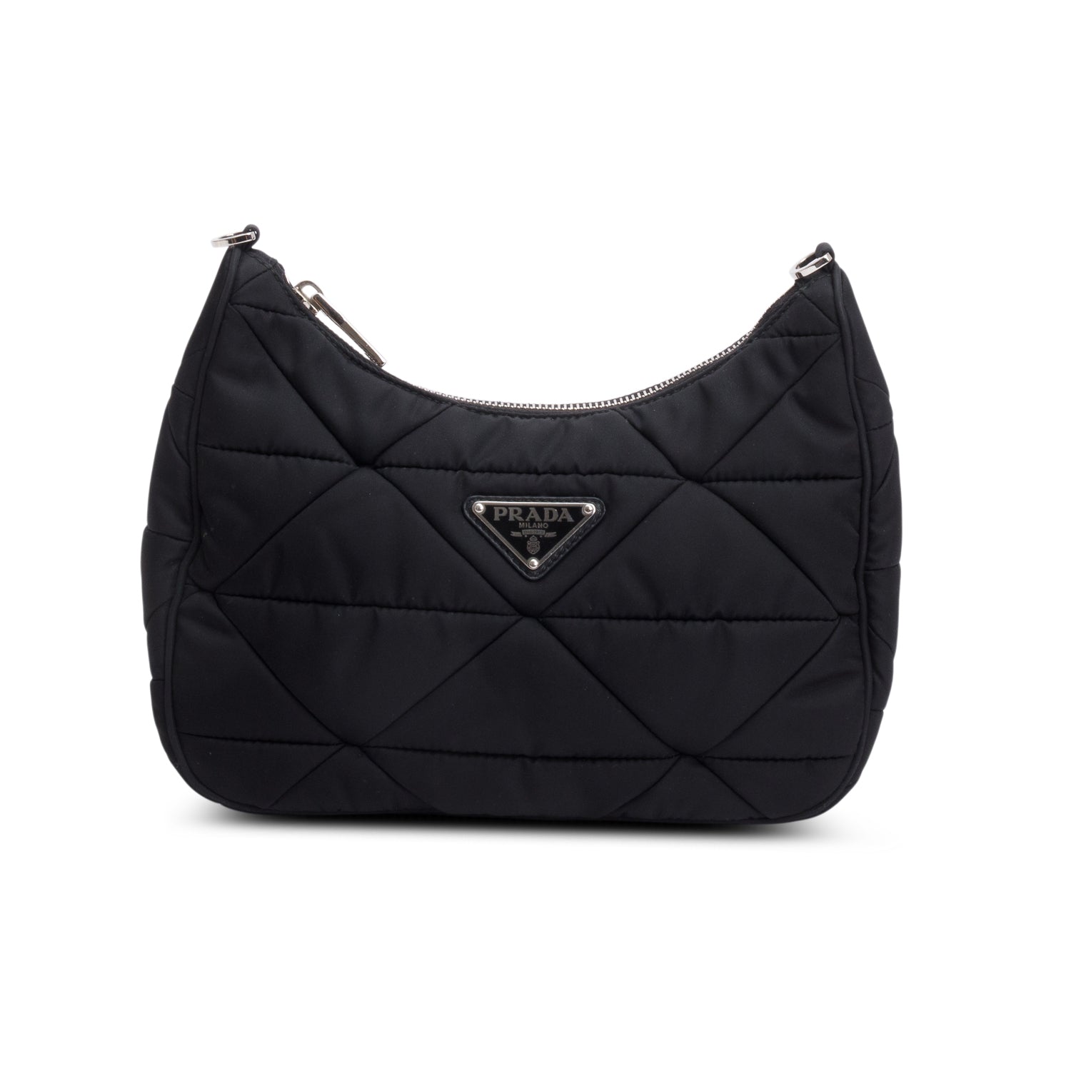 Prada Padded Re Shoulder Bag Nylon Black