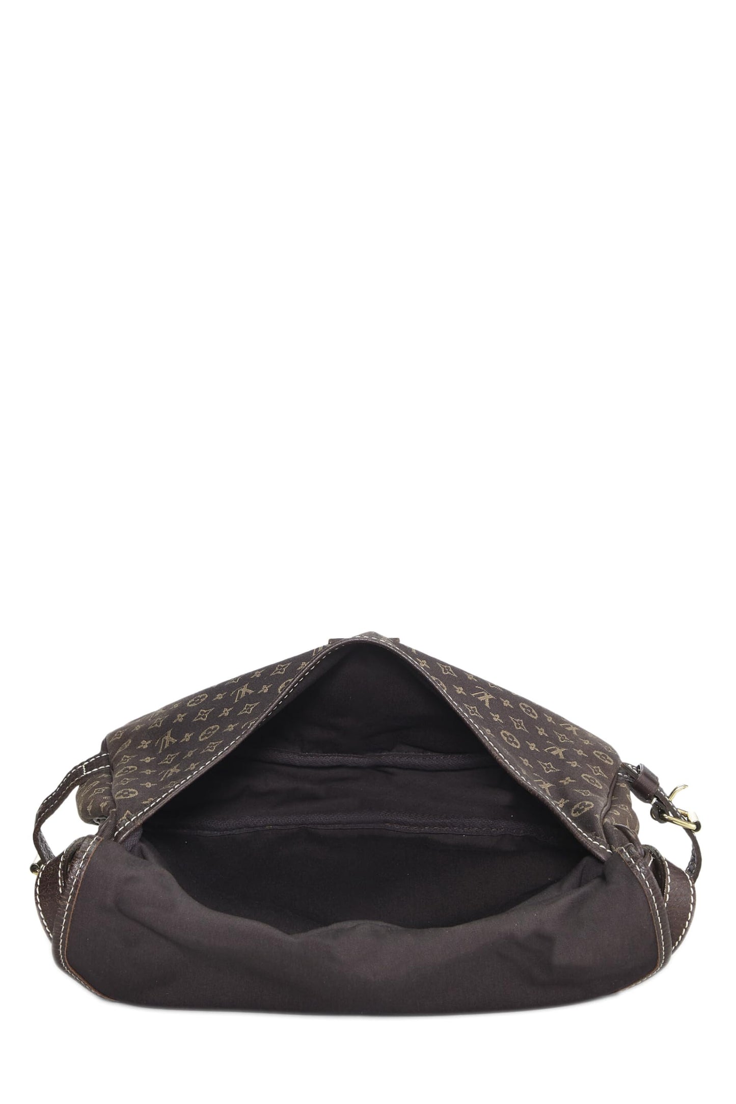 Louis Vuitton,  Brown Monogram Mini Lin Saumur 30, Brown