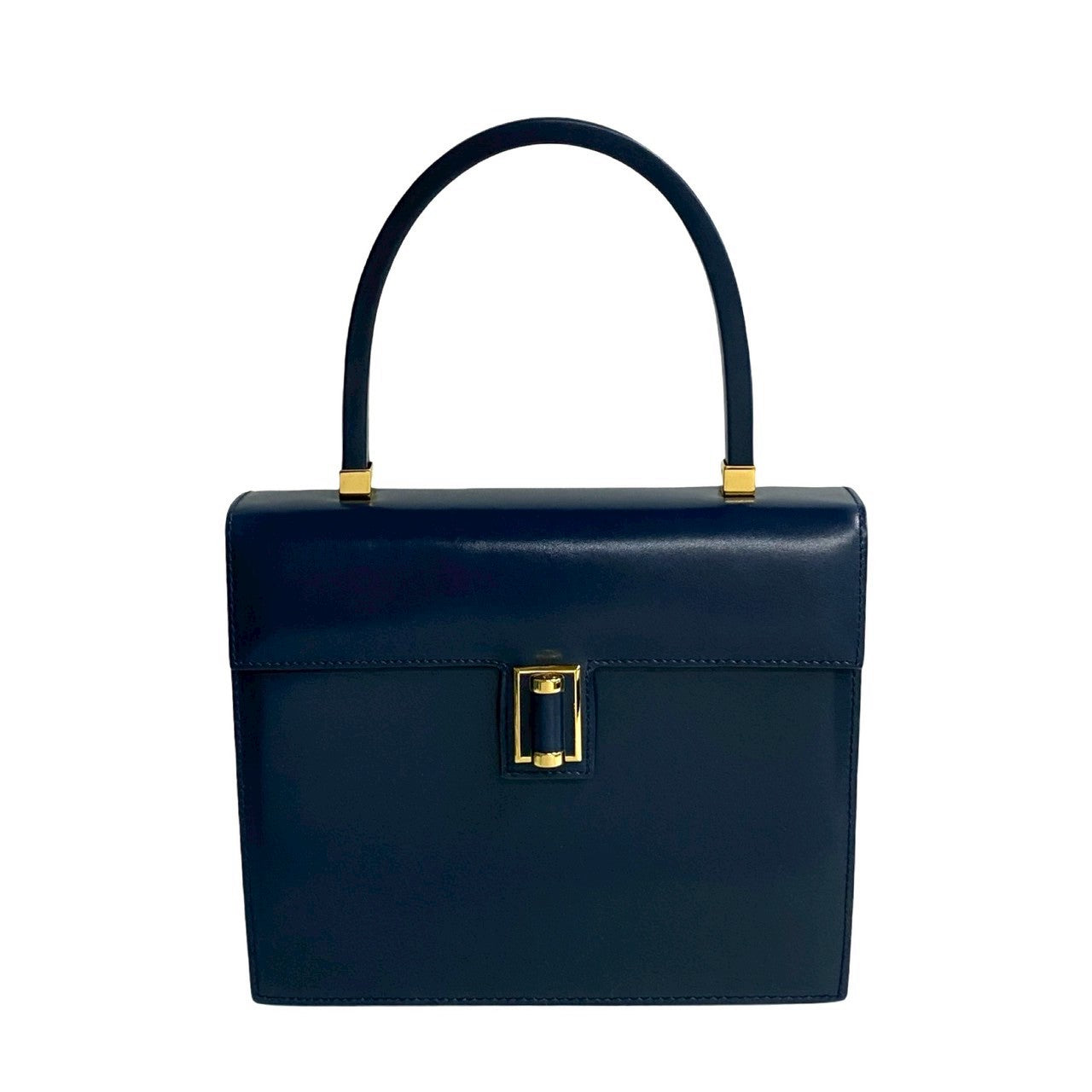 Gucci Old Handbag Leather Logo Travel Bag