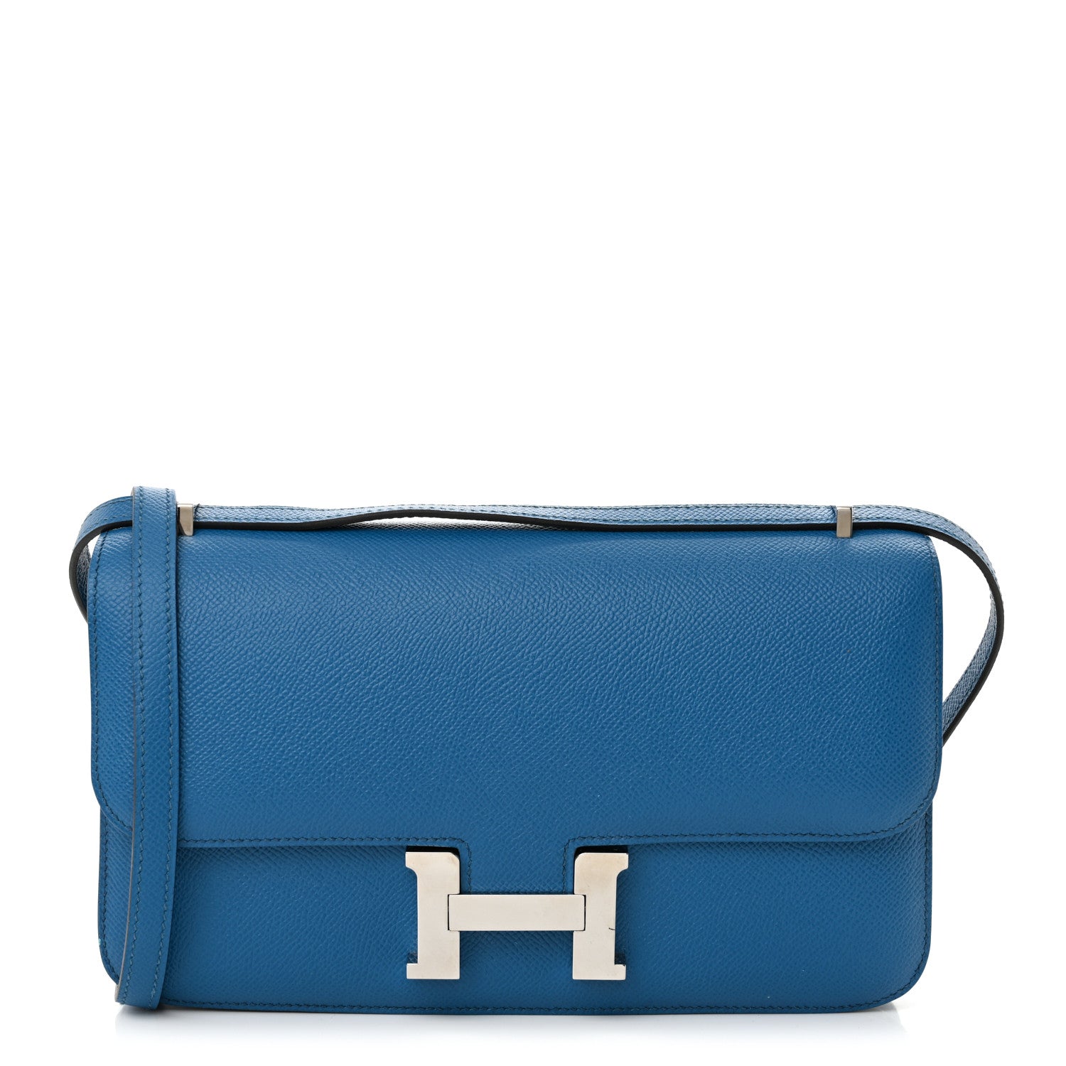 Hermes Epsom Constance Elan Bleu Izmir Handbag Travel Bag