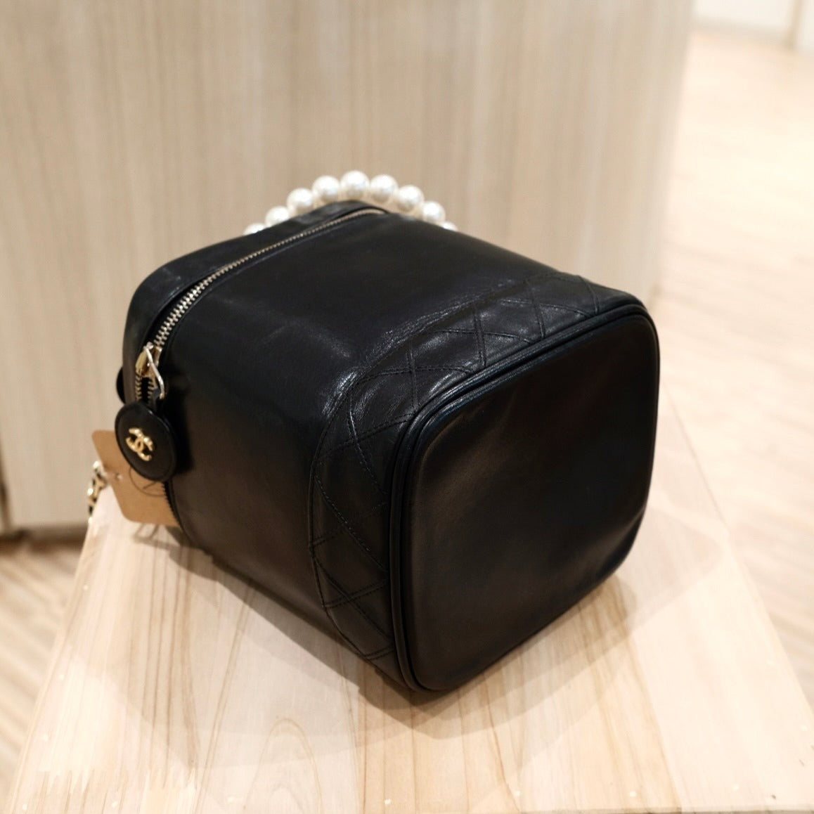 Chanel   lambskin wash handbag