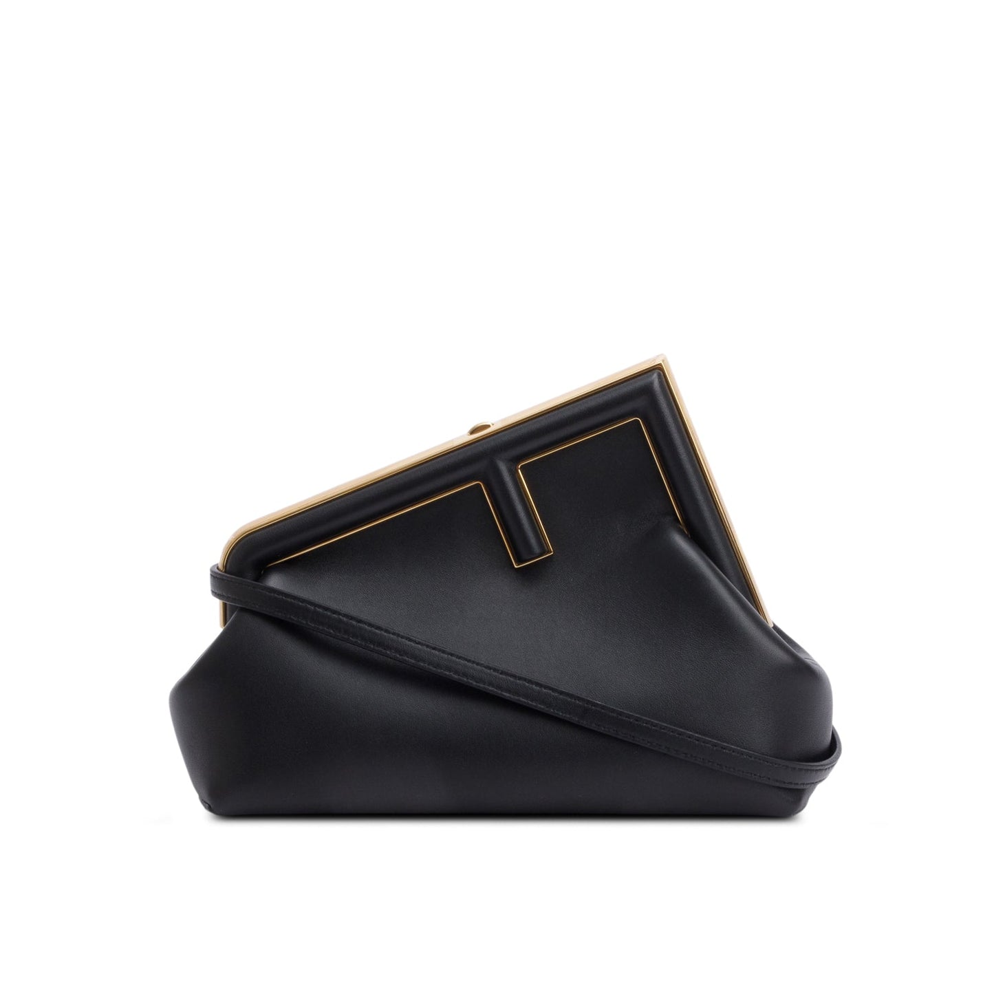 Fendi Nappa First Bag Leather Black Travel Bag