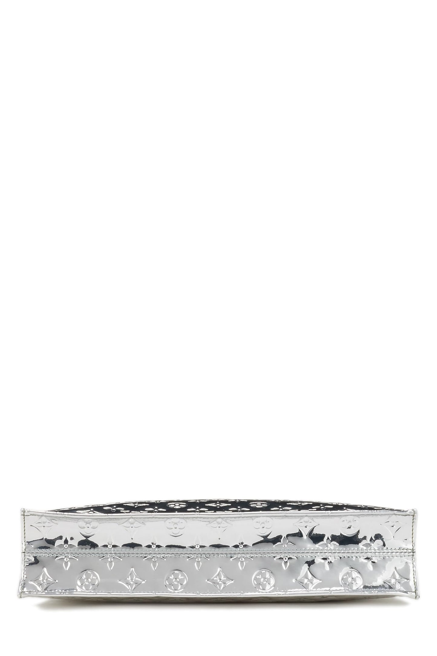 Louis Vuitton,  Silver Monogram Miroir Sac Plat, Silver