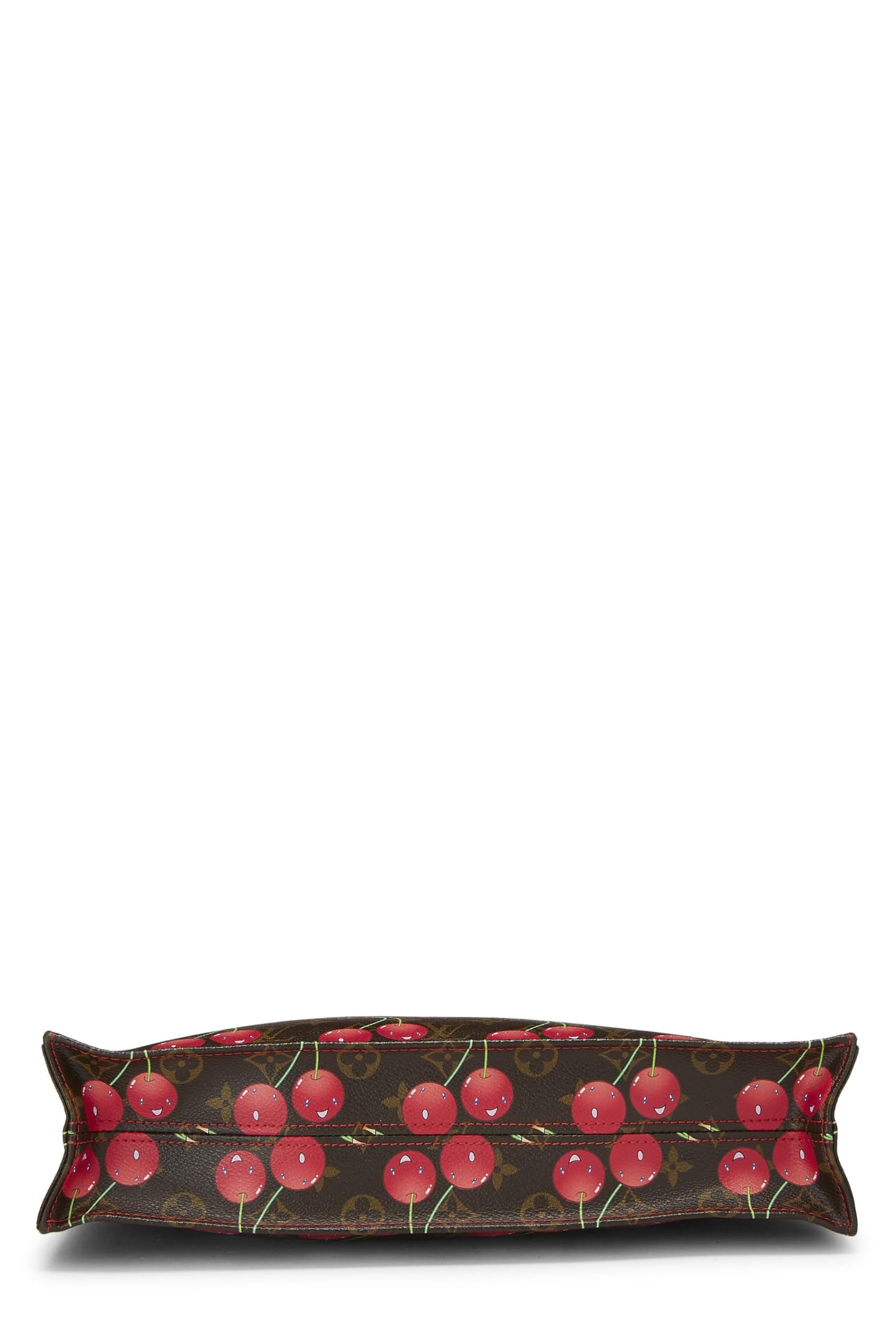 Louis Vuitton,  Takashi Murakami x Louis Vuitton Monogram Cerises Sac Plat, Brown