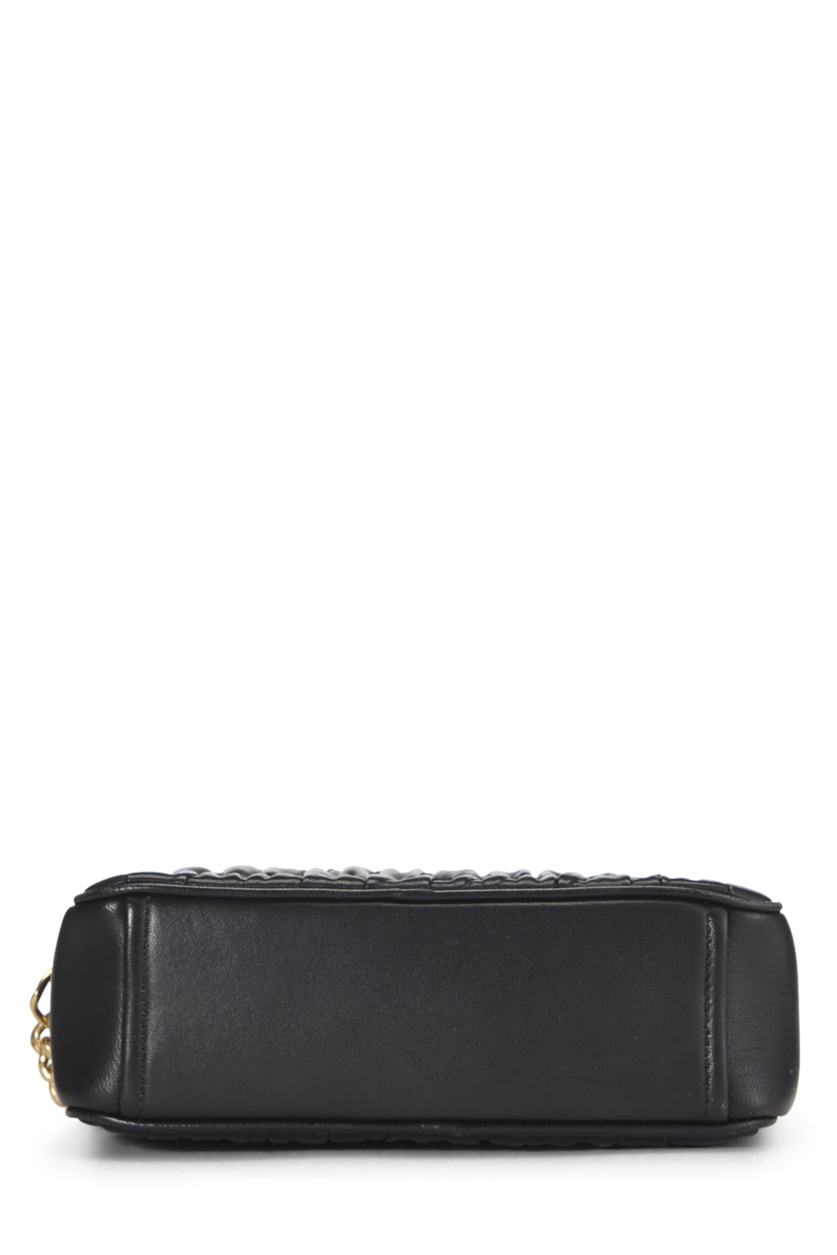 Prada Nappa Gaufre Camera Bag Black Crossbody Bag