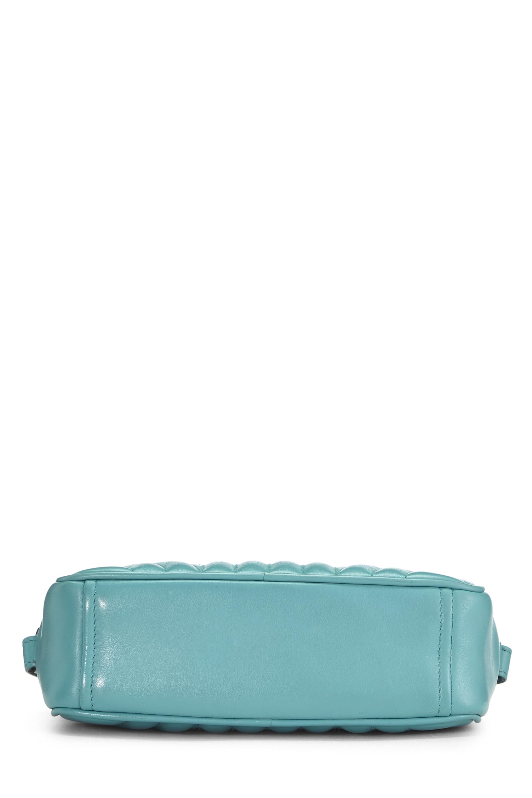 Prada Turquoise Calfskin Diagramme Camera Bag Blue Small Crossbody Bag