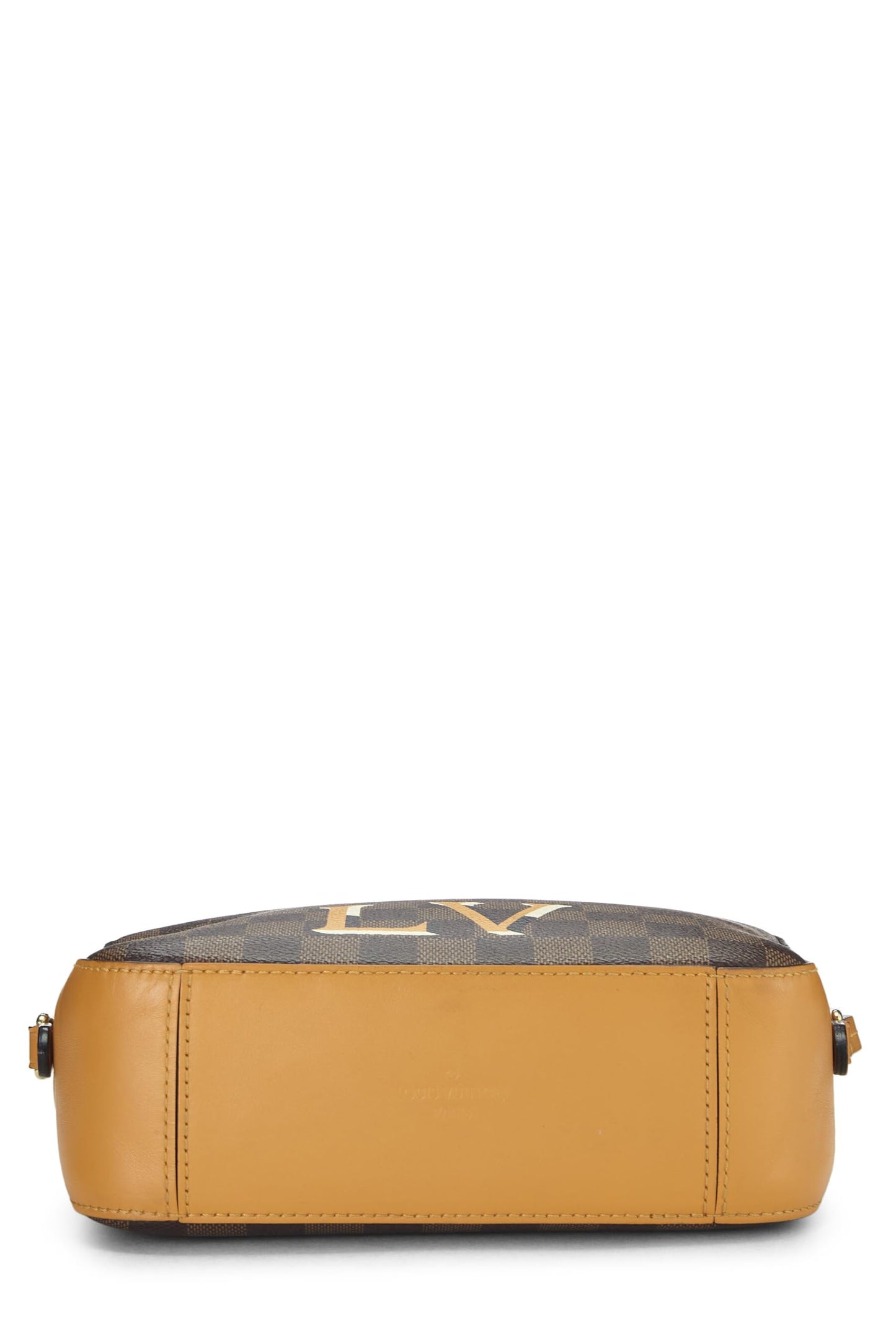 Louis Vuitton,  Yellow Damier Ebene Santa Monica NM, Yellow