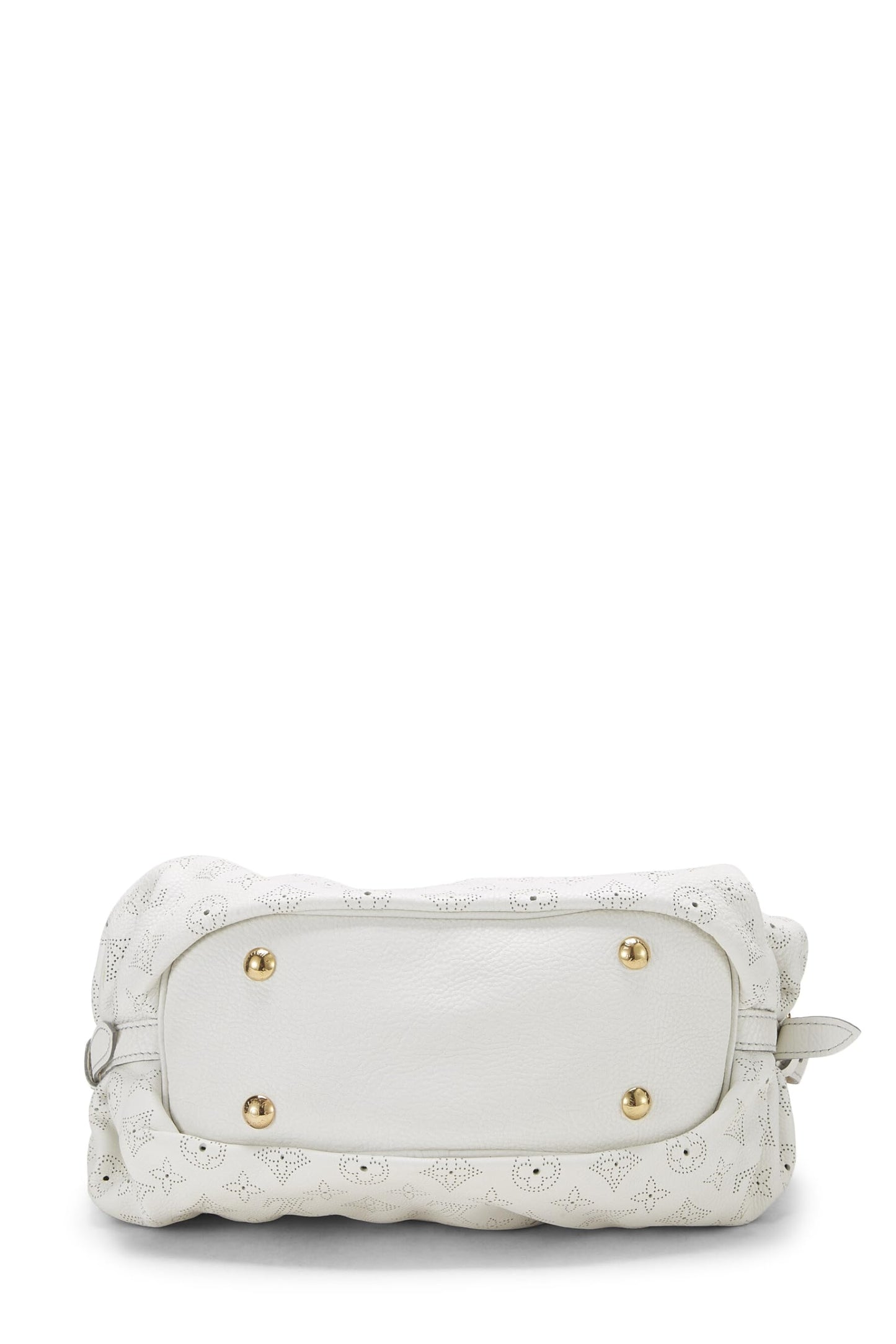 Louis Vuitton,  White Monogram Mahina Leather XS, White