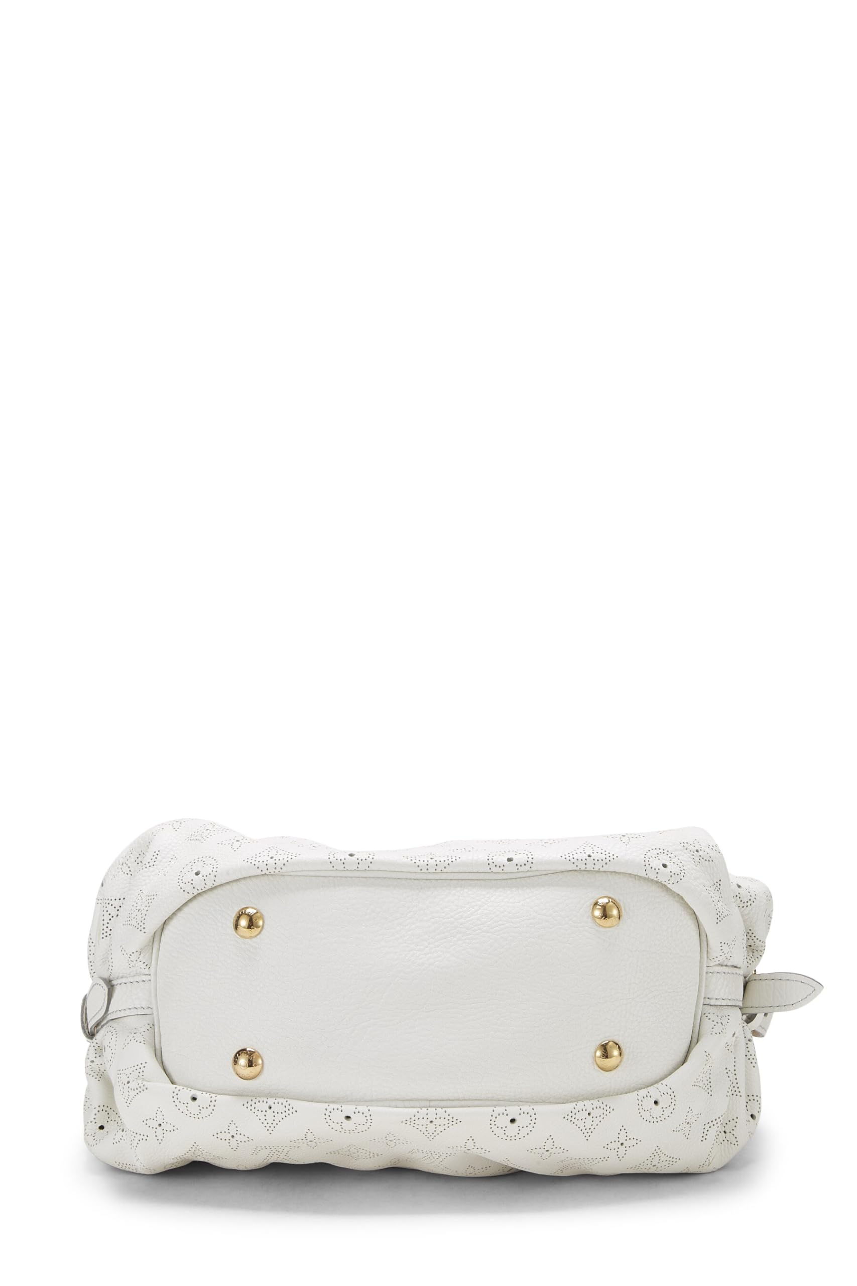 Louis Vuitton,  White Monogram Mahina Leather XS, White