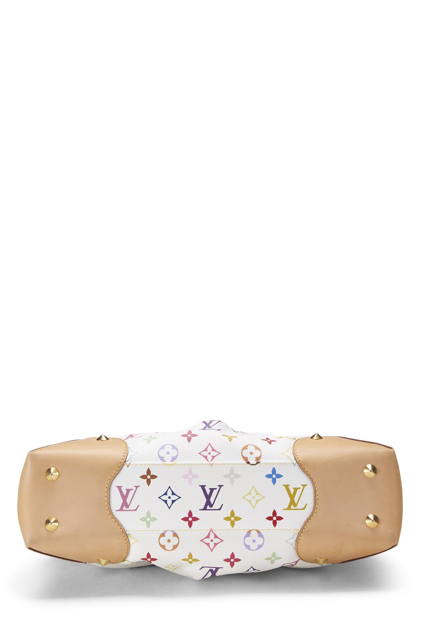 Louis Vuitton,  Takashi Murakami x Louis Vuitton White Monogram Multicolore Judy MM, White