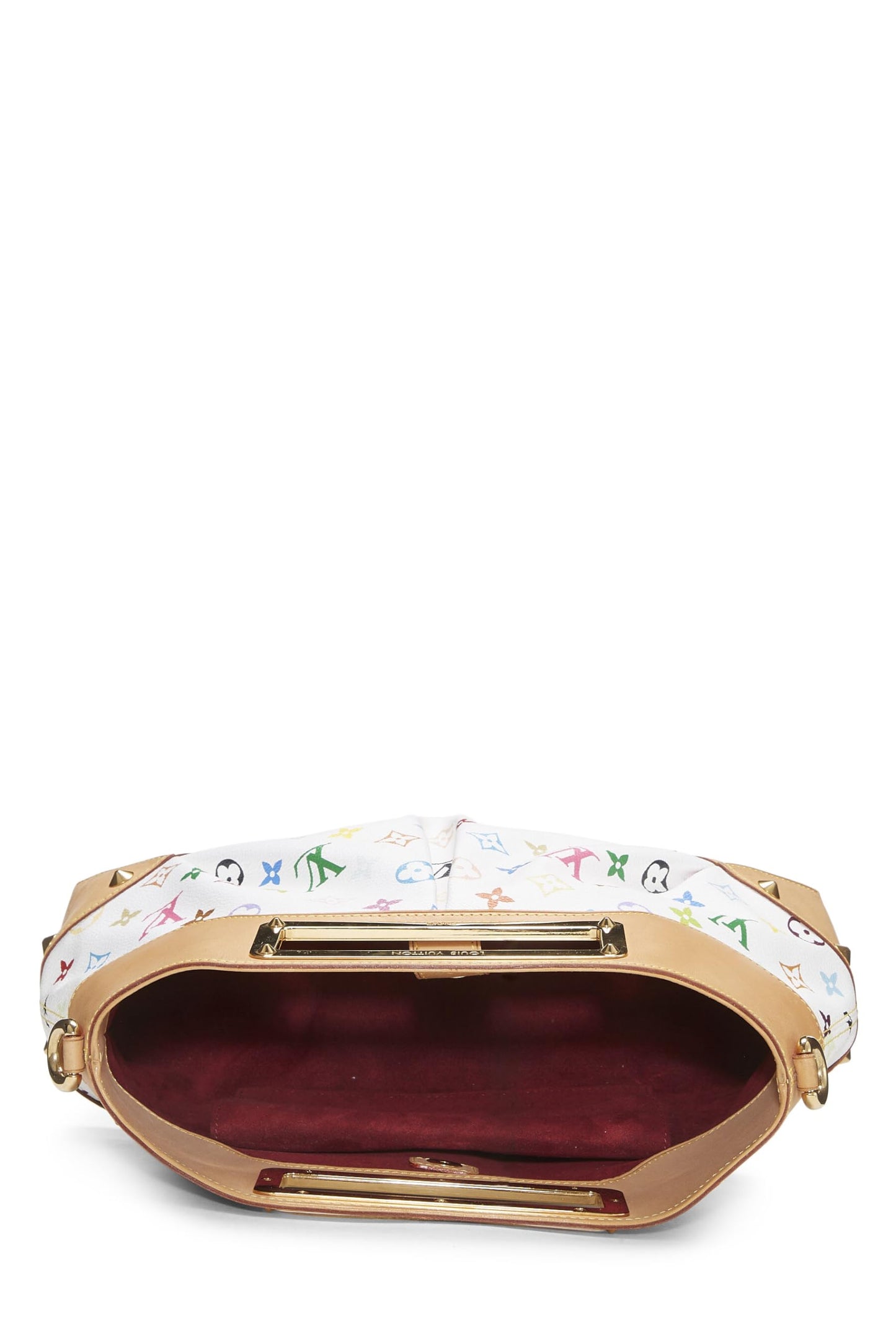 Louis Vuitton,  Takashi Murakami x Louis Vuitton White Monogram Multicolore Judy MM, White