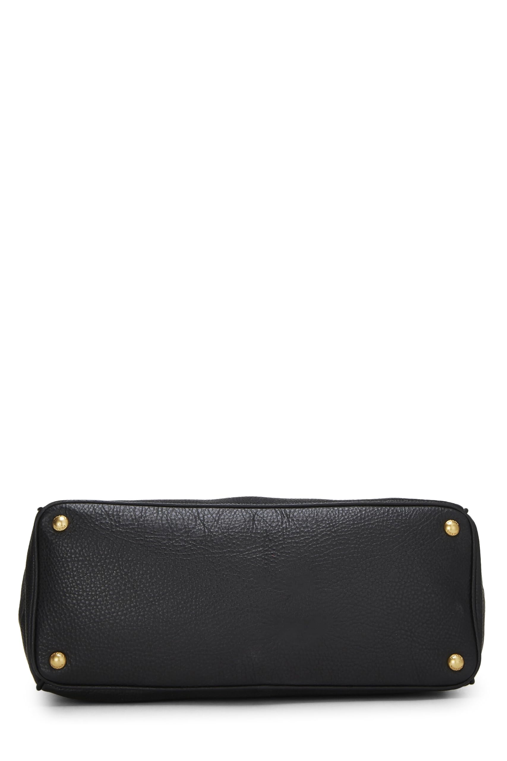 Prada Daino Convertible Tote Vitello Black Tote Bag Convertible Tote Black
