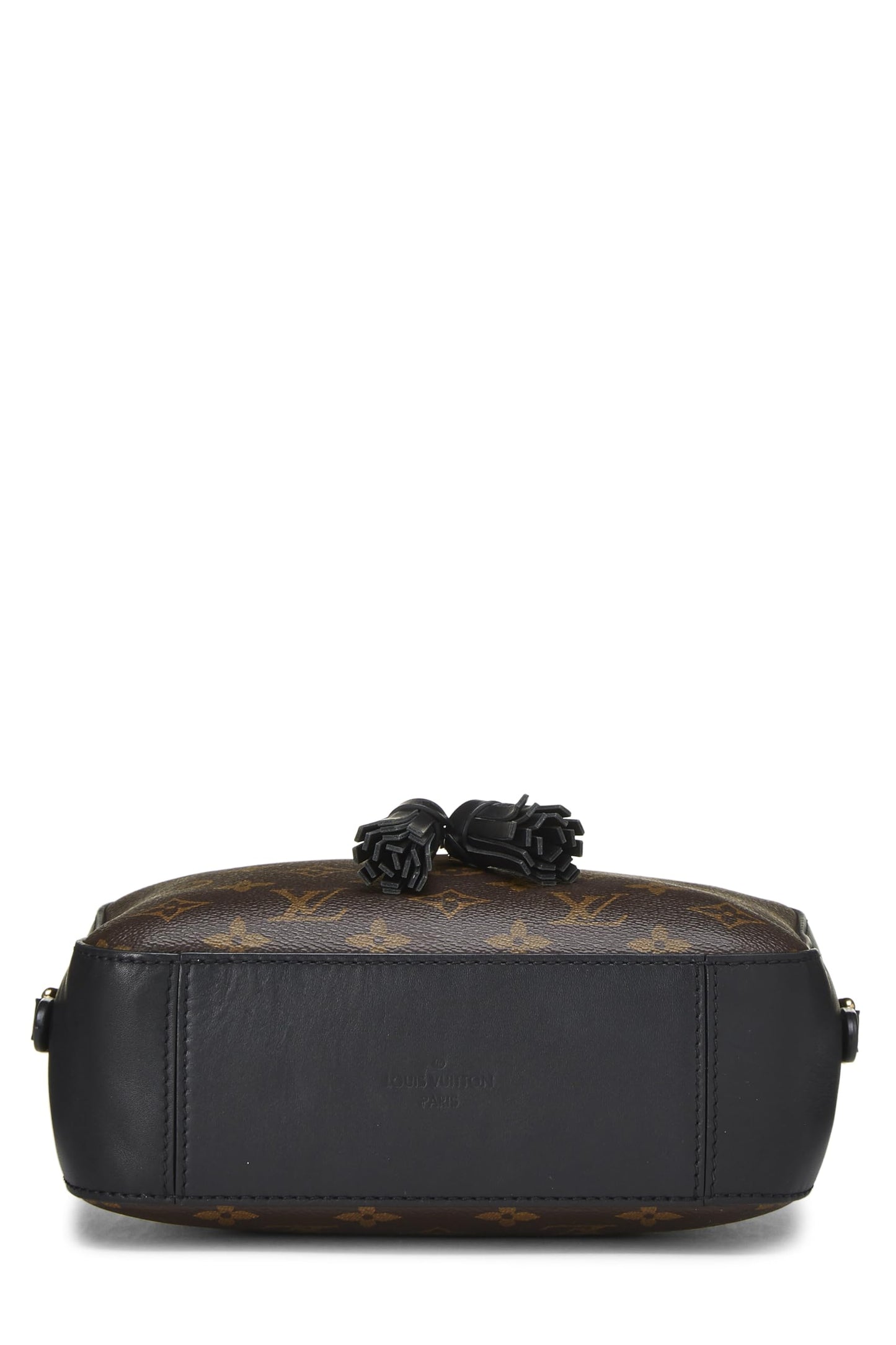 Louis Vuitton,  Black Monogram Canvas Saintonge, Black