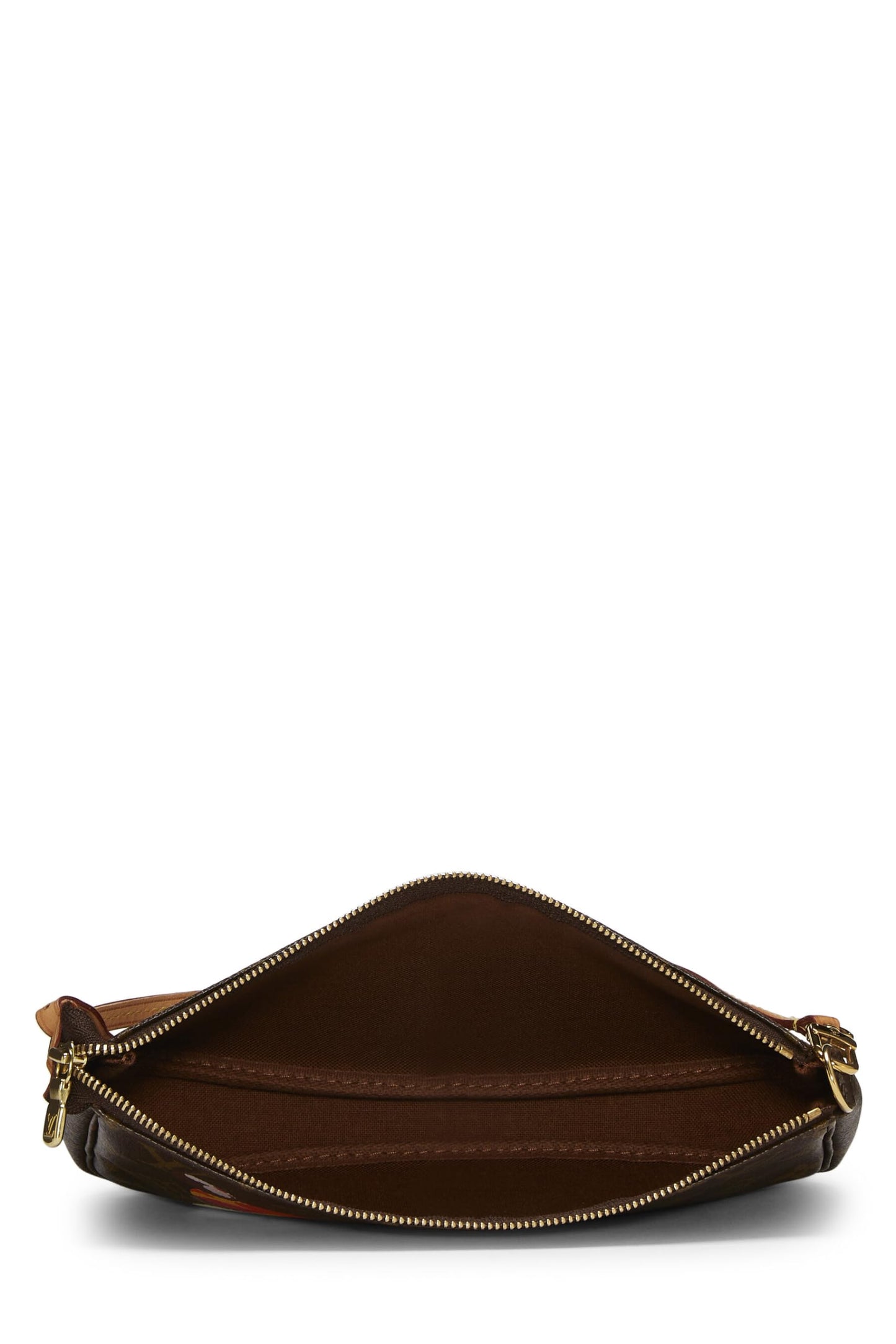 Louis Vuitton,  Takashi Murakami x Louis Vuitton Monogram Canvas Panda Pochette Accessoires, Brown