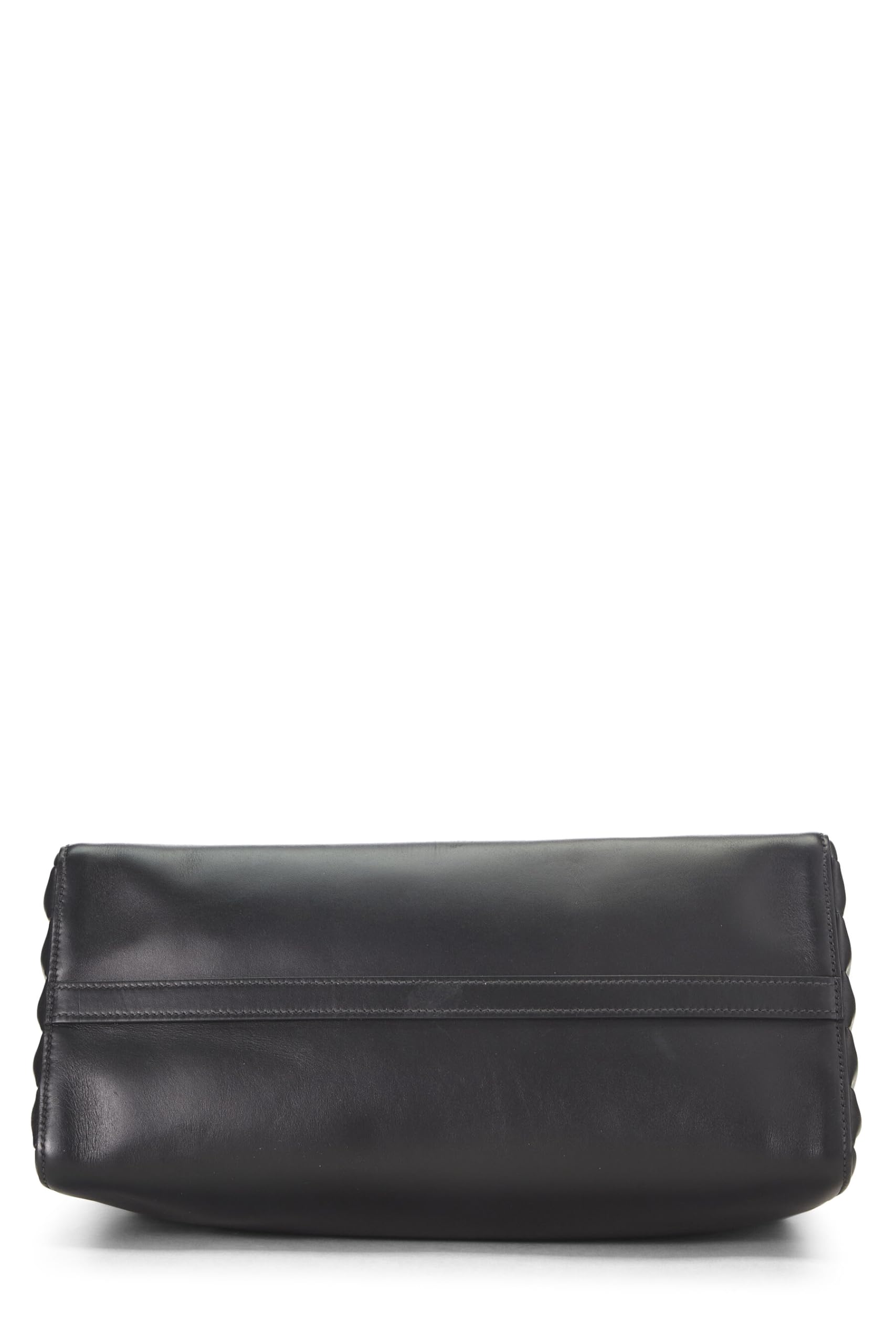 Prada Calfskin Bibliotheque Luxury Handbag Black Medium Travel Bag