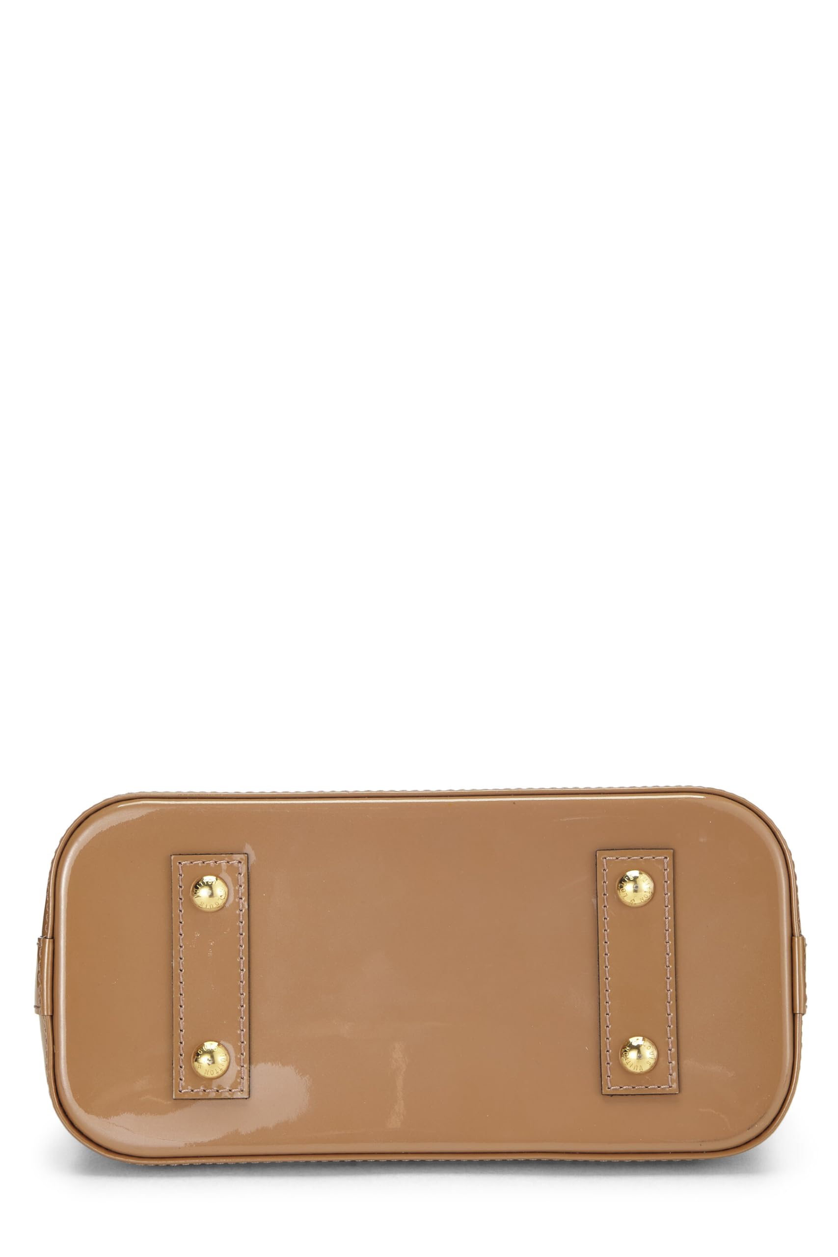 Louis Vuitton,  Noisette Monogram Vernis Alma BB, Beige