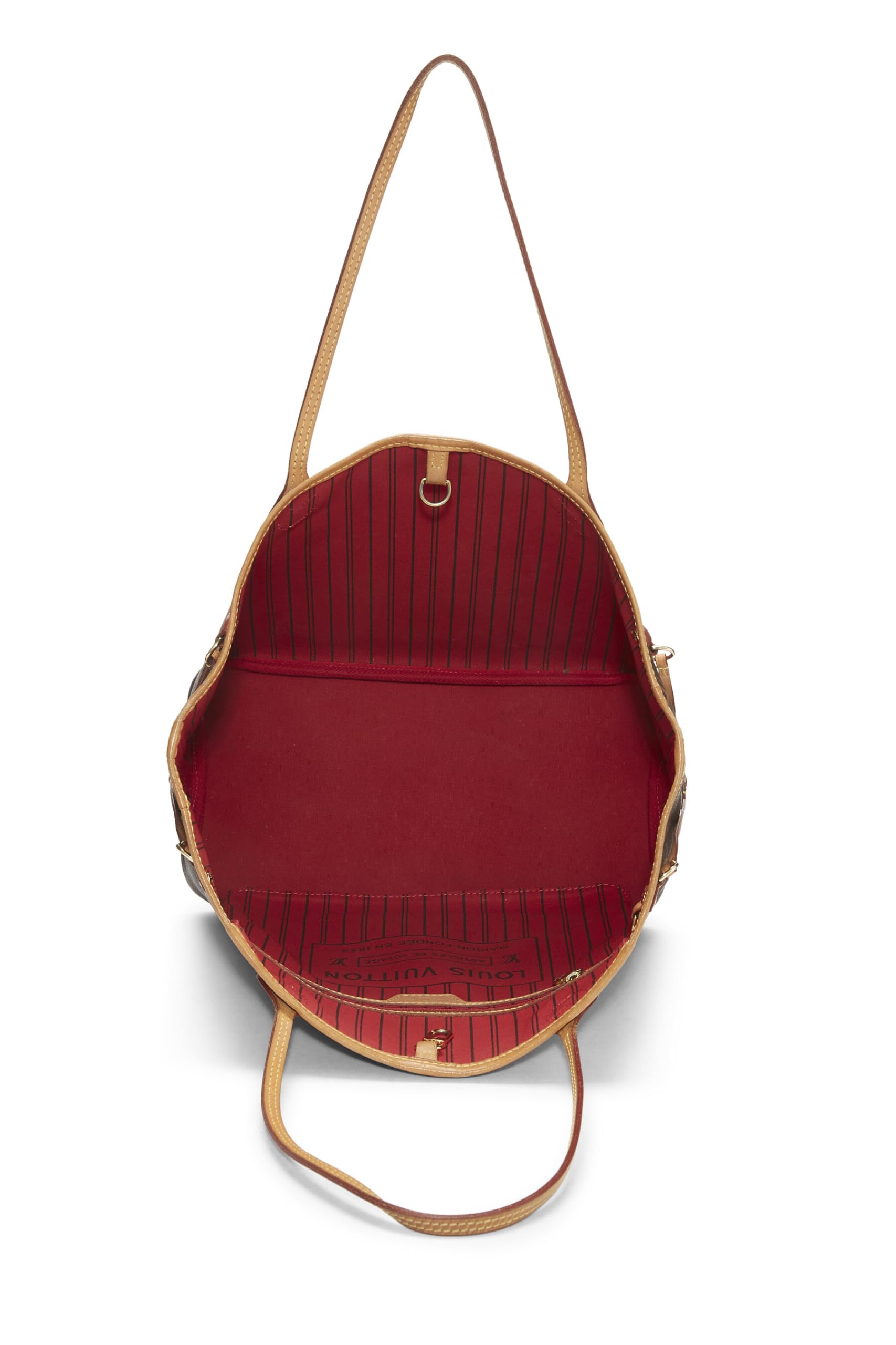 Louis Vuitton,  Red Monogram Canvas Neo Neverfull MM, Red
