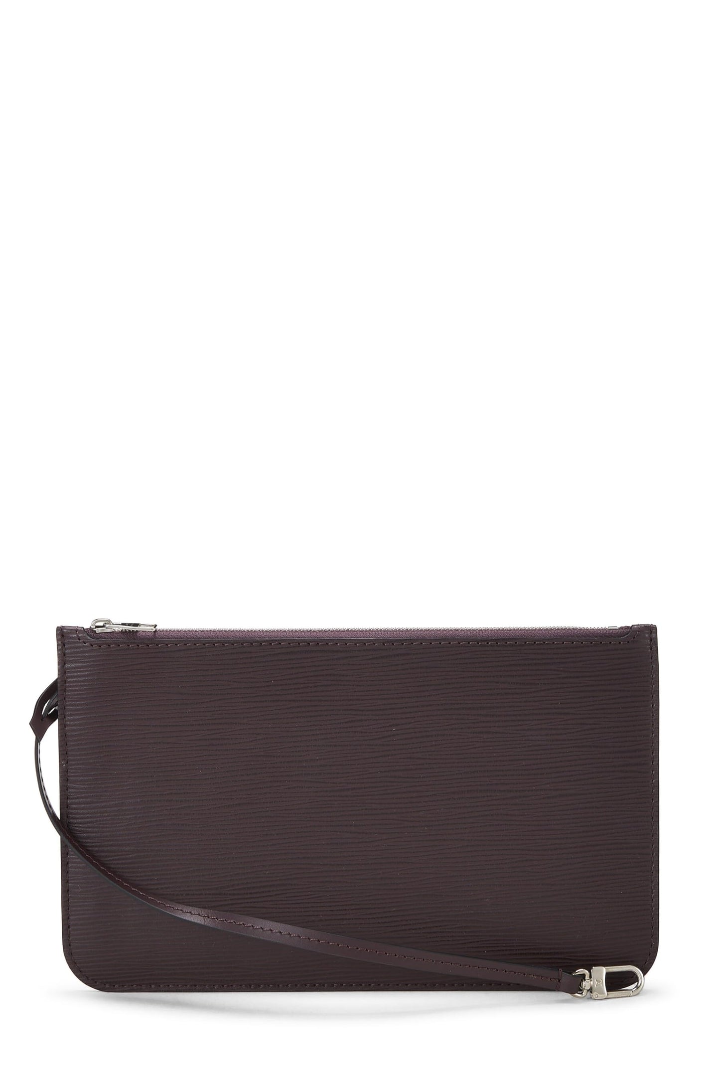 Louis Vuitton,  Purple Epi Neverfull Pouch MM, Purple