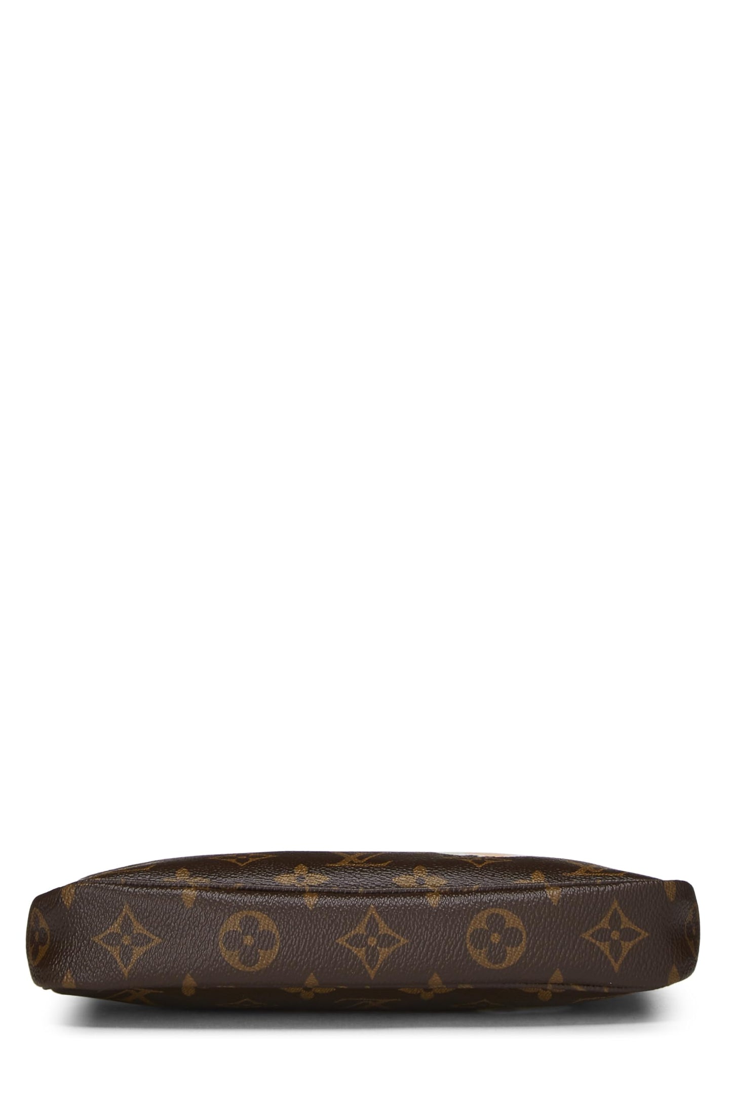 Louis Vuitton,  Takashi Murakami x Louis Vuitton Monogram Canvas Panda Pochette Accessoires, Brown