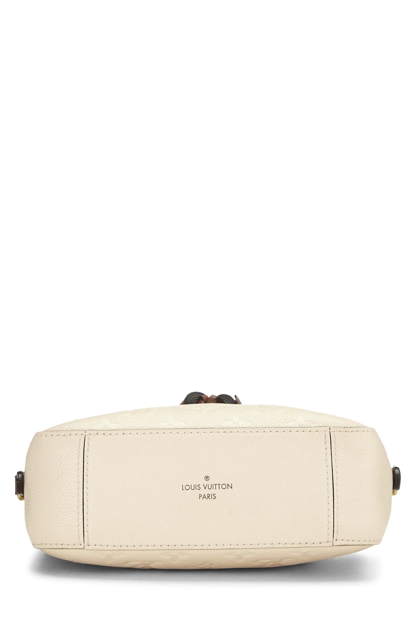 Louis Vuitton,  Beige Monogram Empreinte Saintonge, Beige