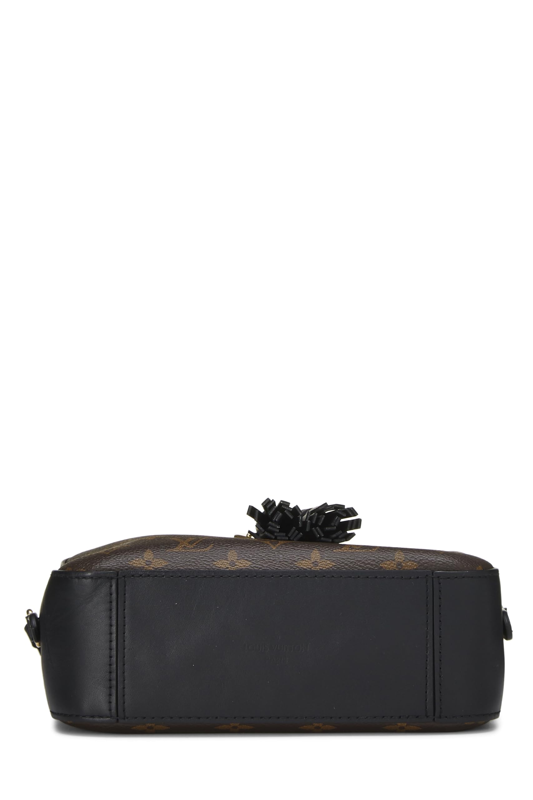Louis Vuitton,  Black Monogram Canvas Saintonge, Black