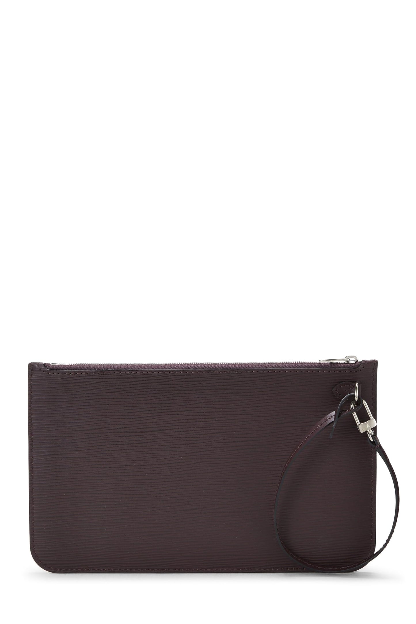 Louis Vuitton,  Purple Epi Neverfull Pouch MM, Purple