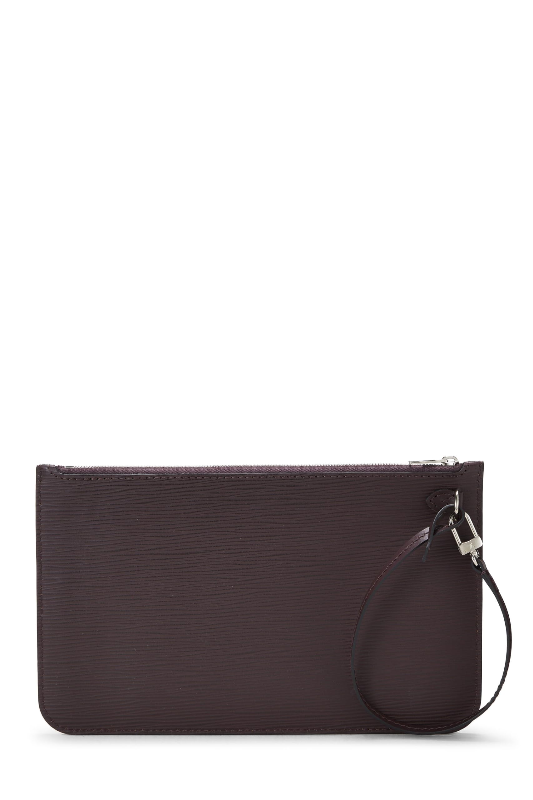 Louis Vuitton,  Purple Epi Neverfull Pouch MM, Purple