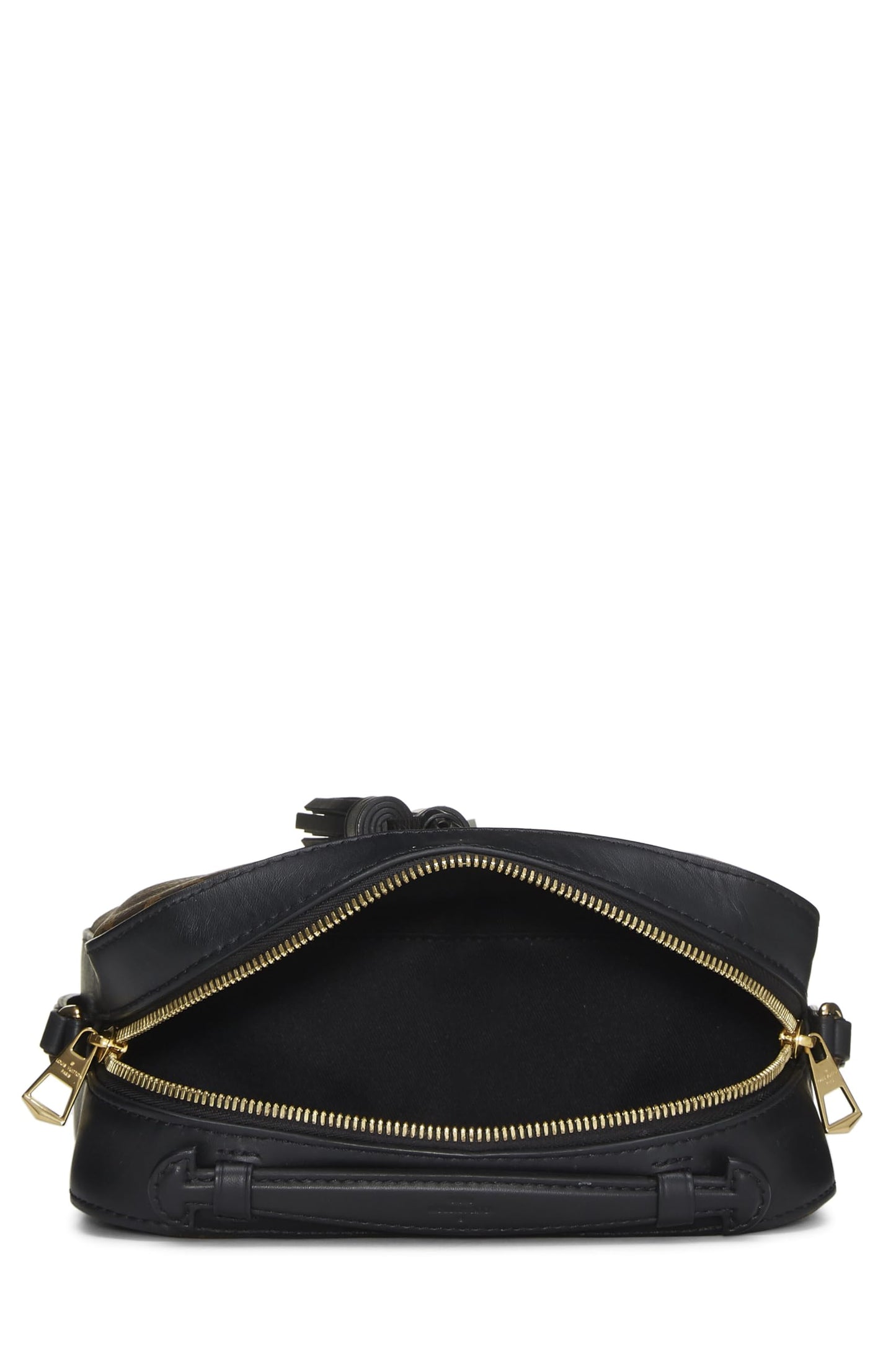 Louis Vuitton,  Black Monogram Canvas Saintonge, Black