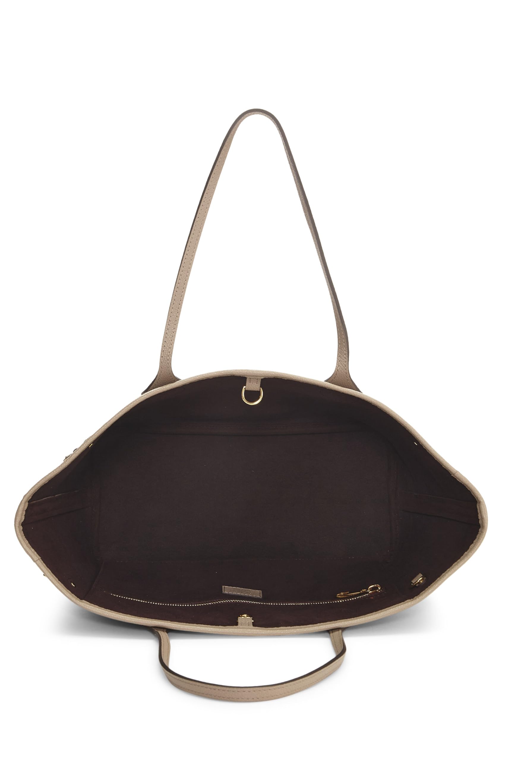 Louis Vuitton,  Tourterelle Monogram Empreinte Giant Neverfull MM, Grey
