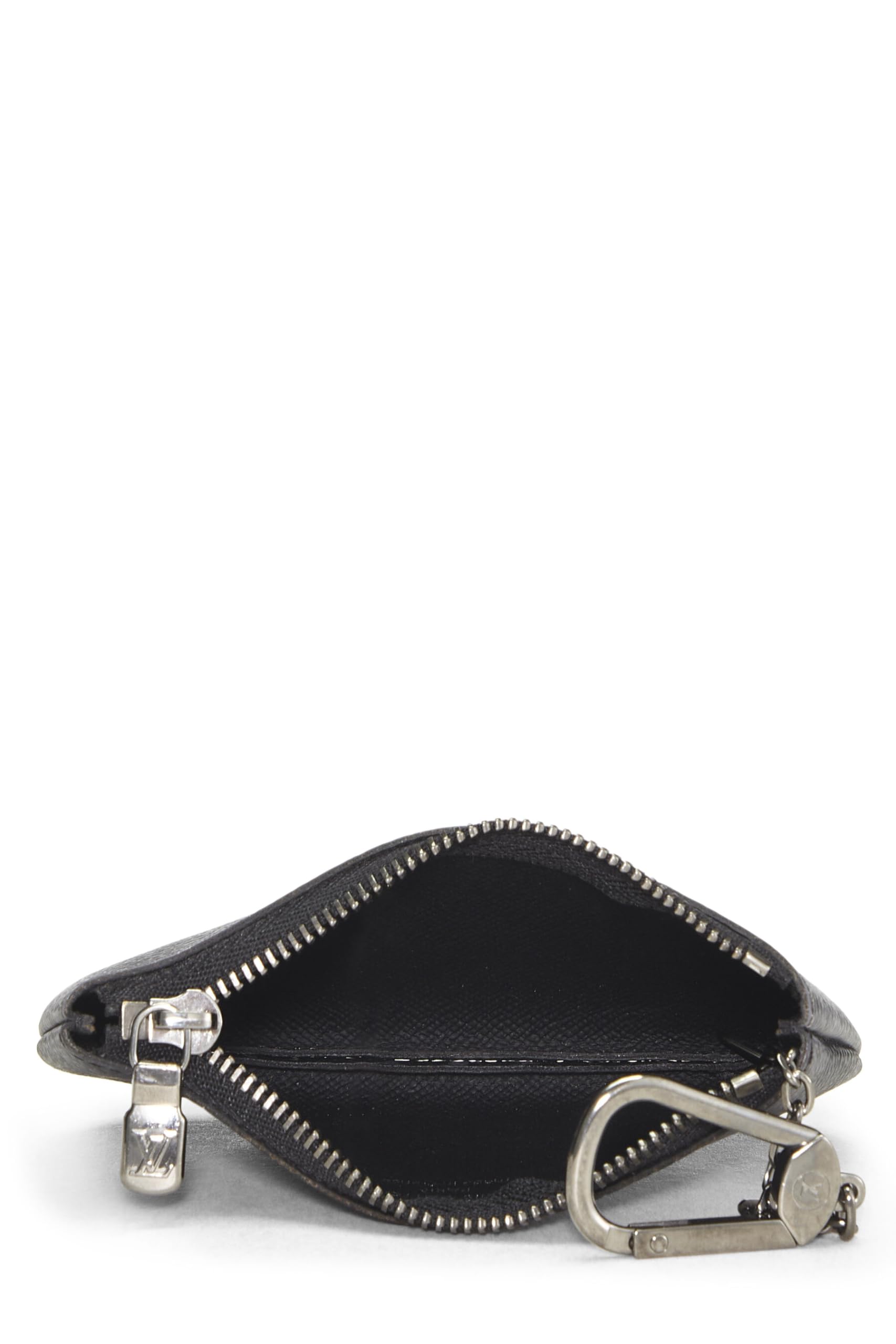 Louis Vuitton,  Monogram Eclipse Reverse Pochette Clefs, Black