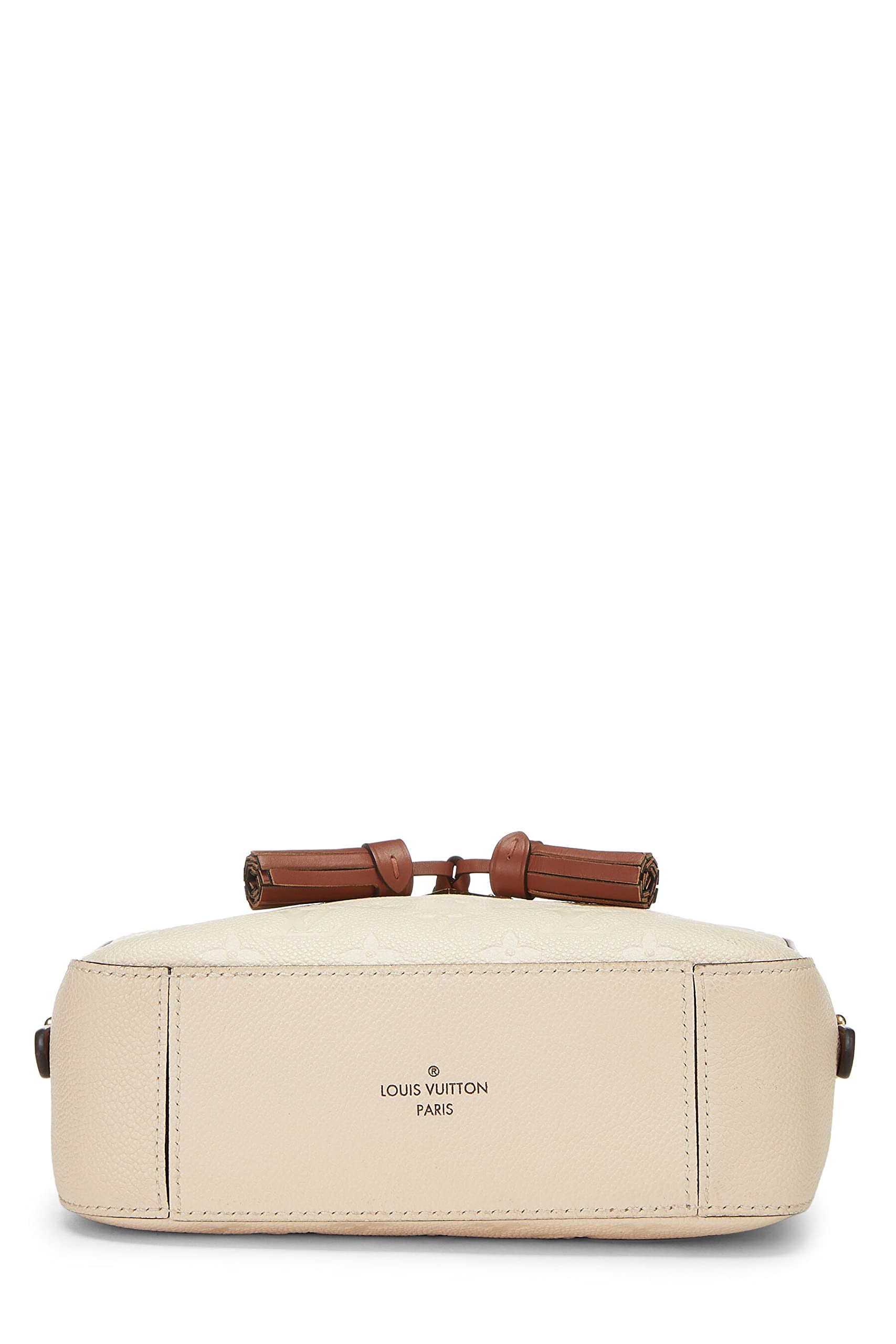 Louis Vuitton,  Beige Monogram Empreinte Saintonge, Beige